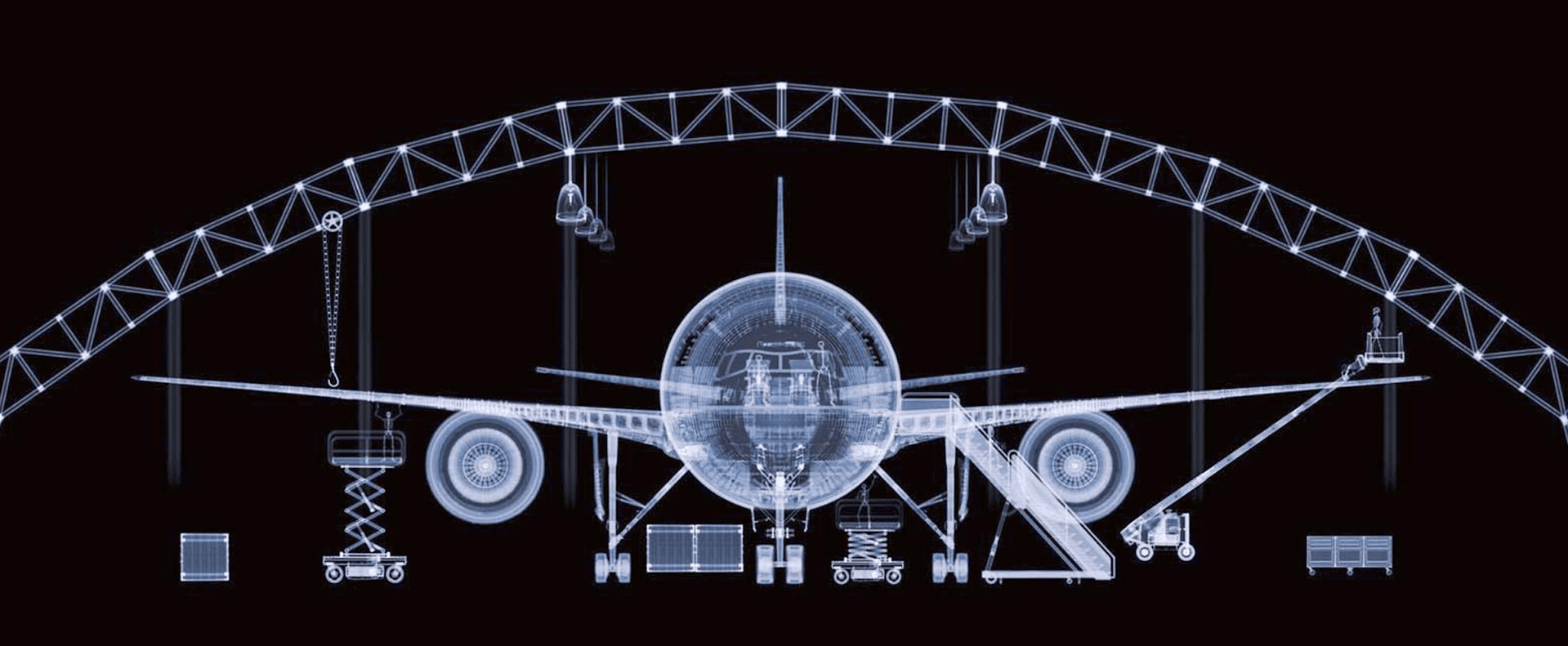Plane by Nick Veasey