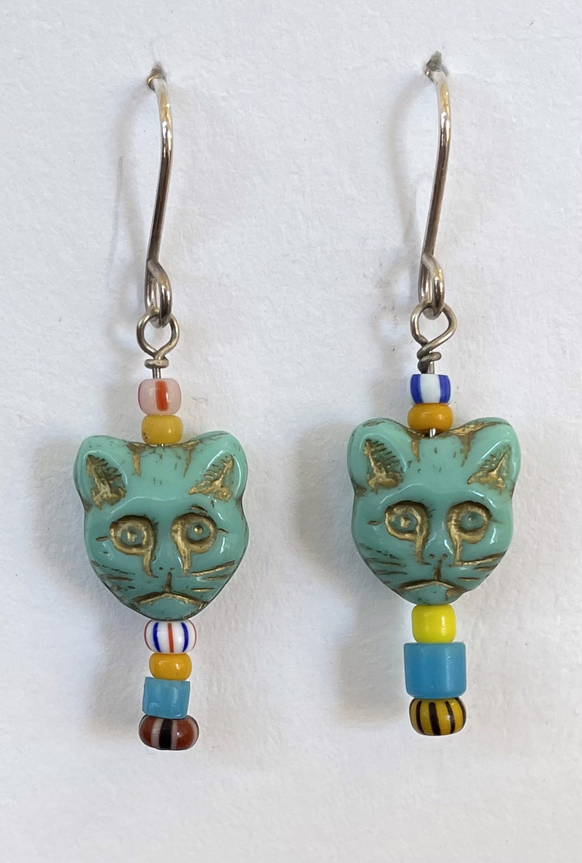 Cat Earrings by Emelie Hebert