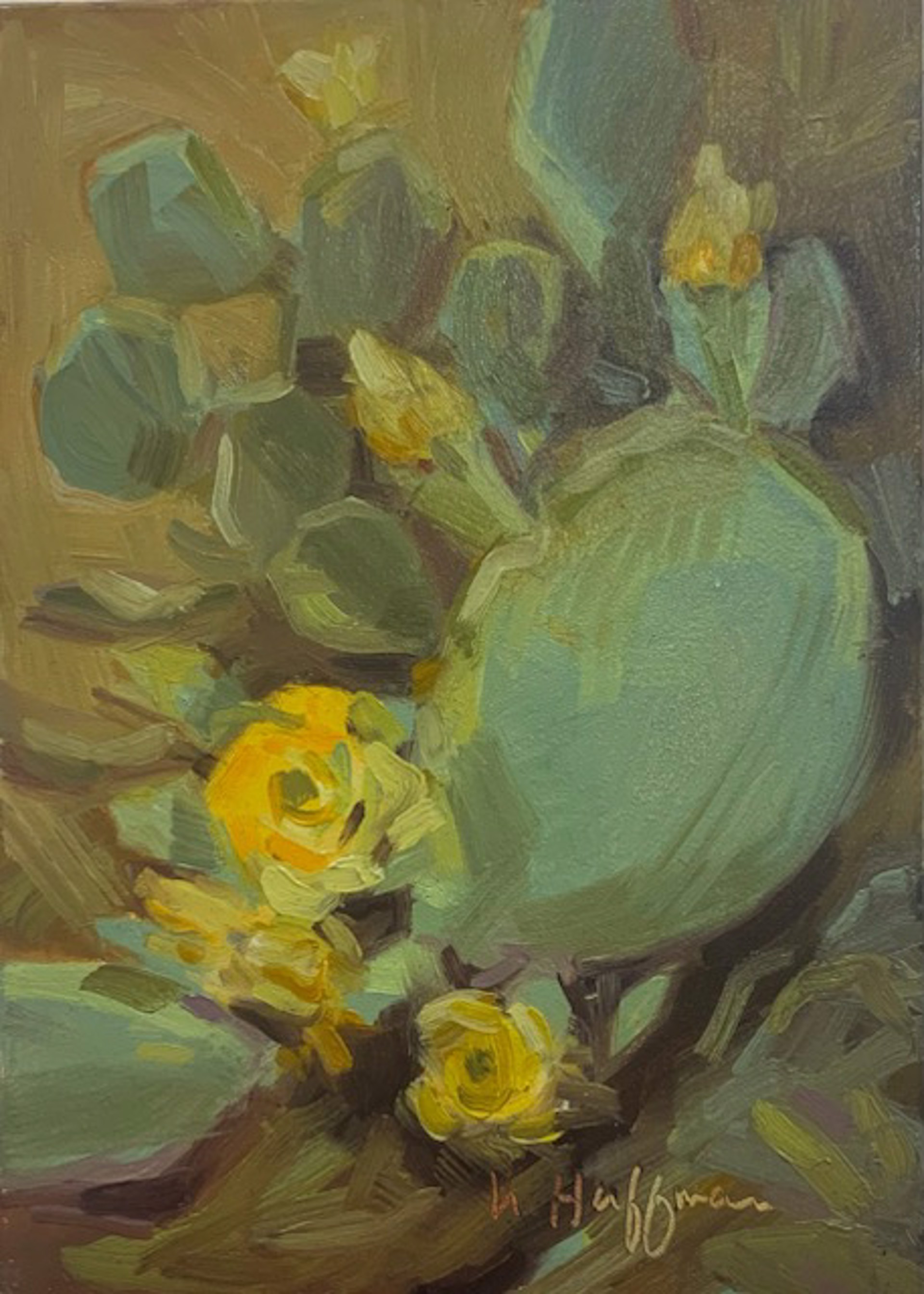 YELLOW PRICKLY PEAR by Nancy Huffman