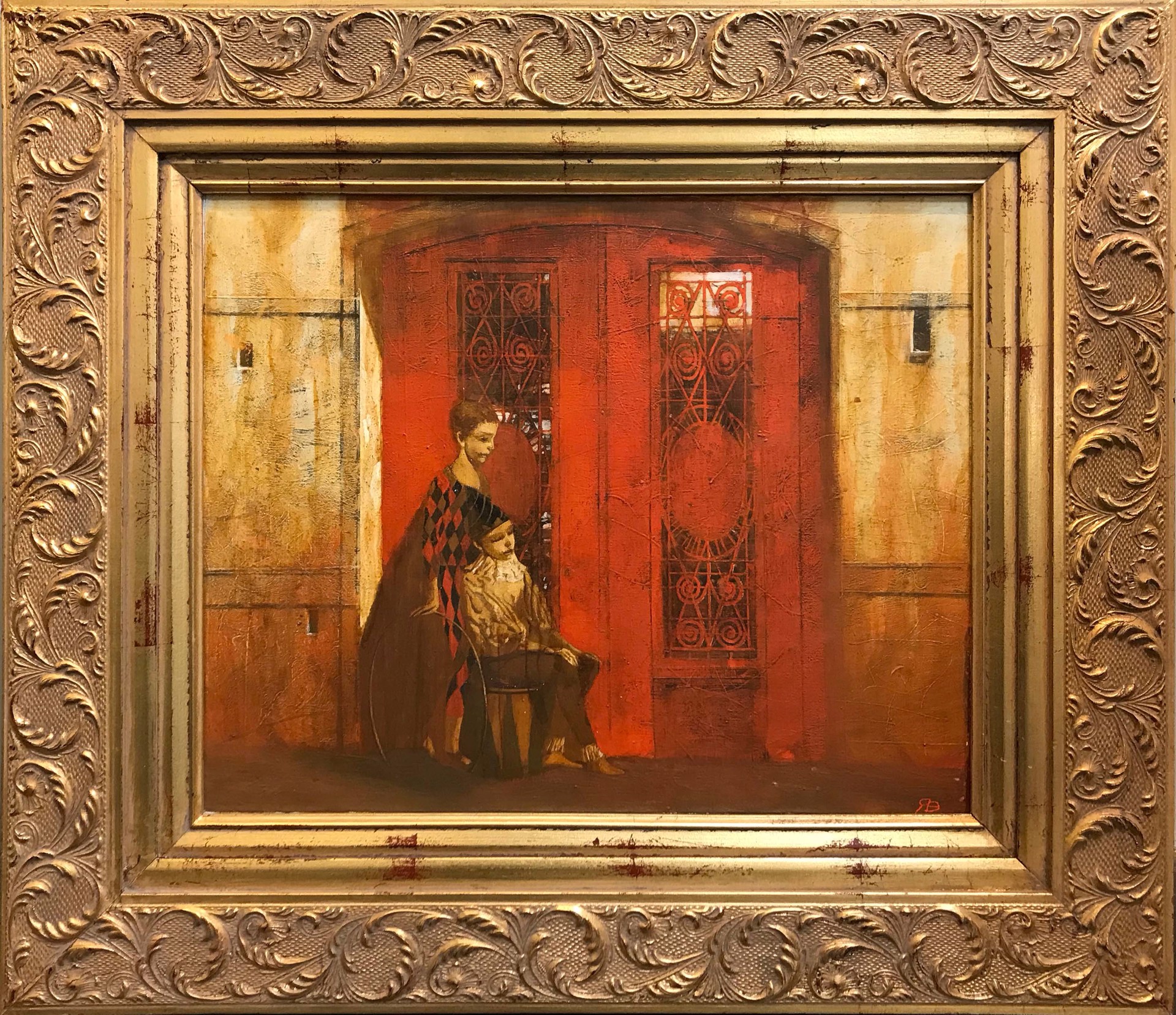 The Red Door by Edvard Yashin