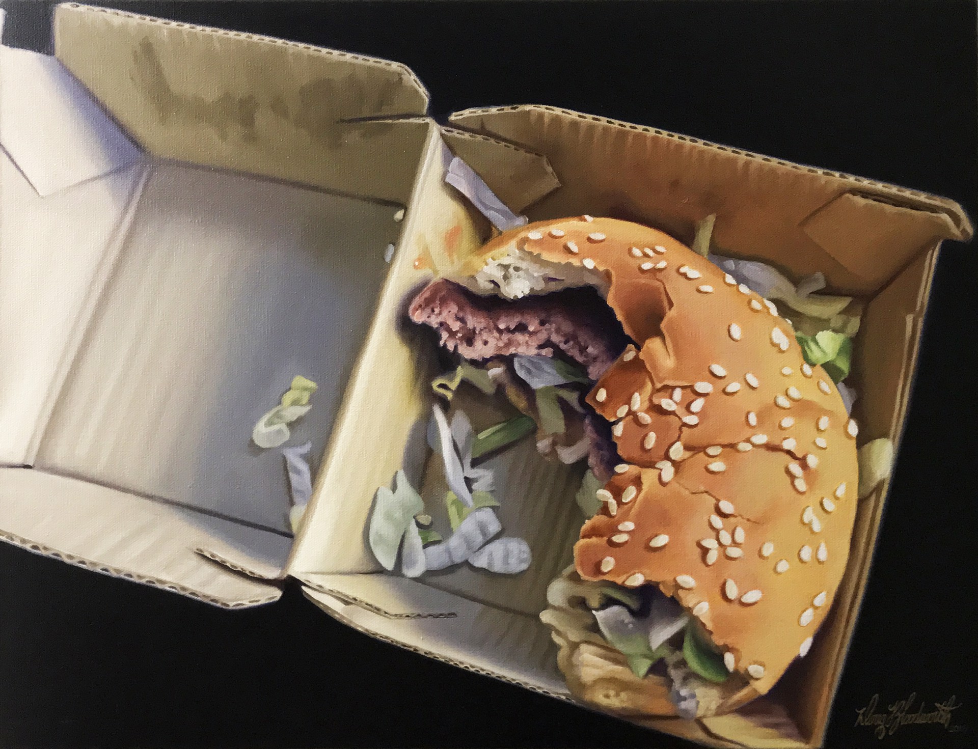 Burger in a Box by Doug Bloodworth