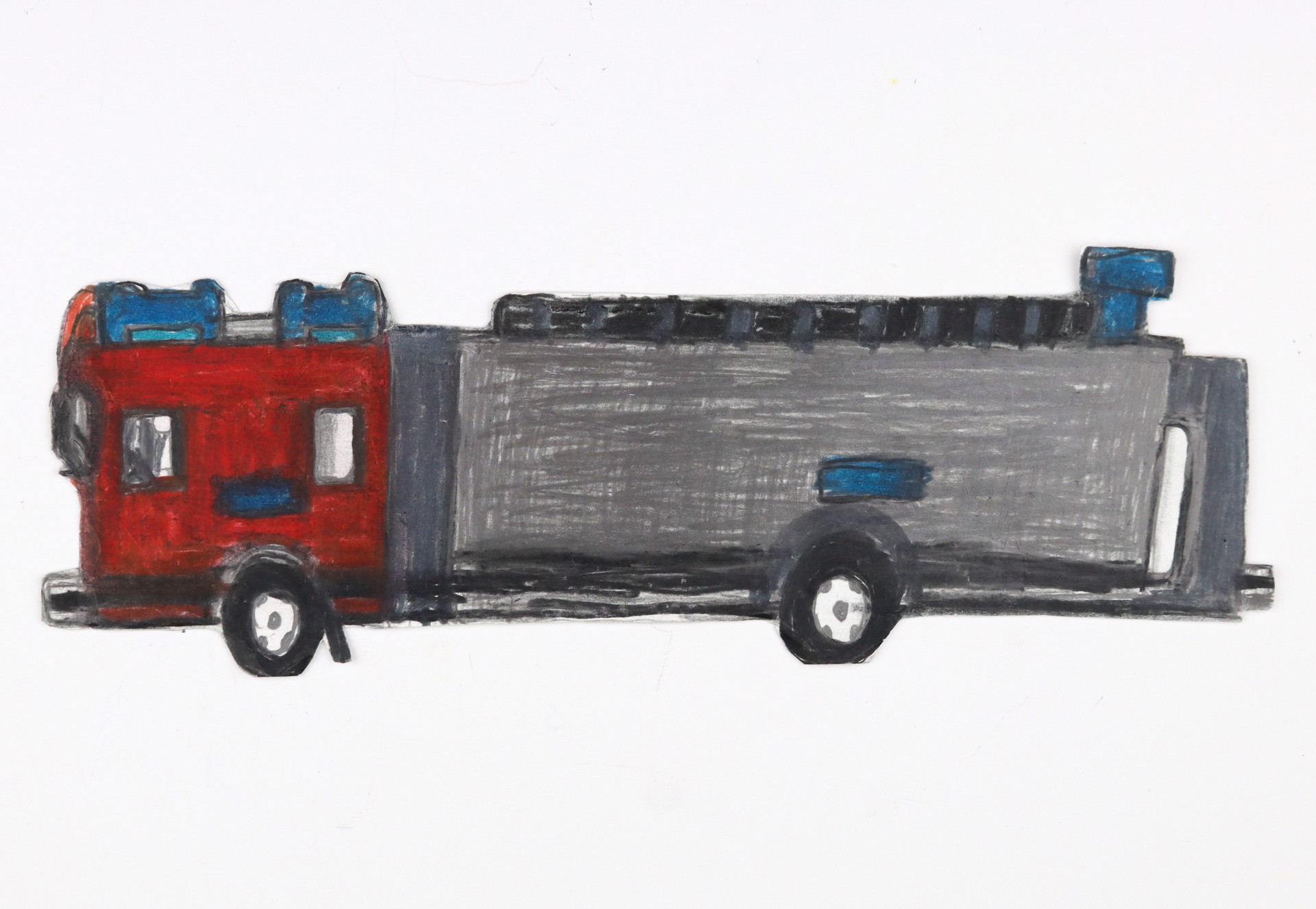 Small Fire Truck by Michael Haynes