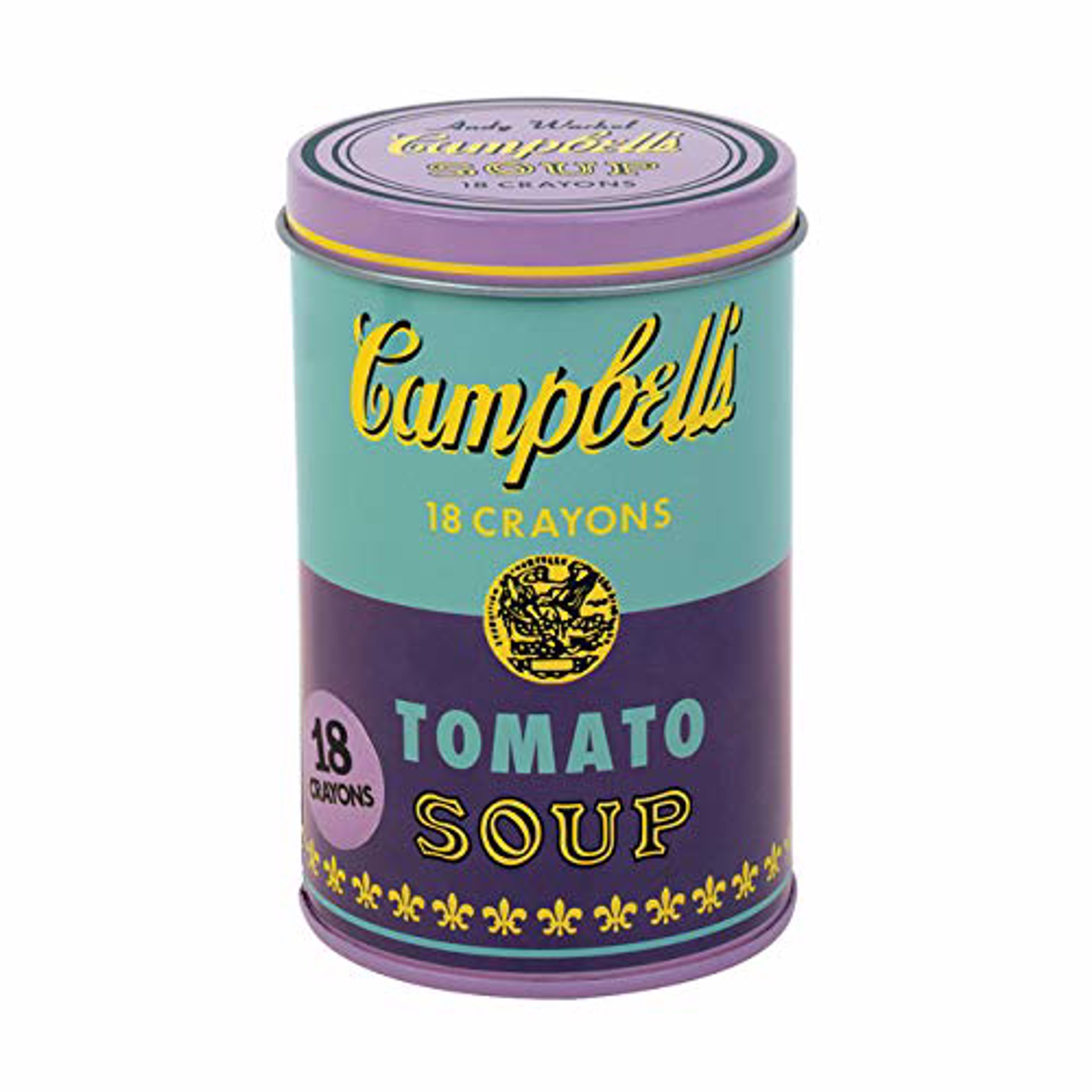 Purple Soup Can Crayons by Andy Warhol