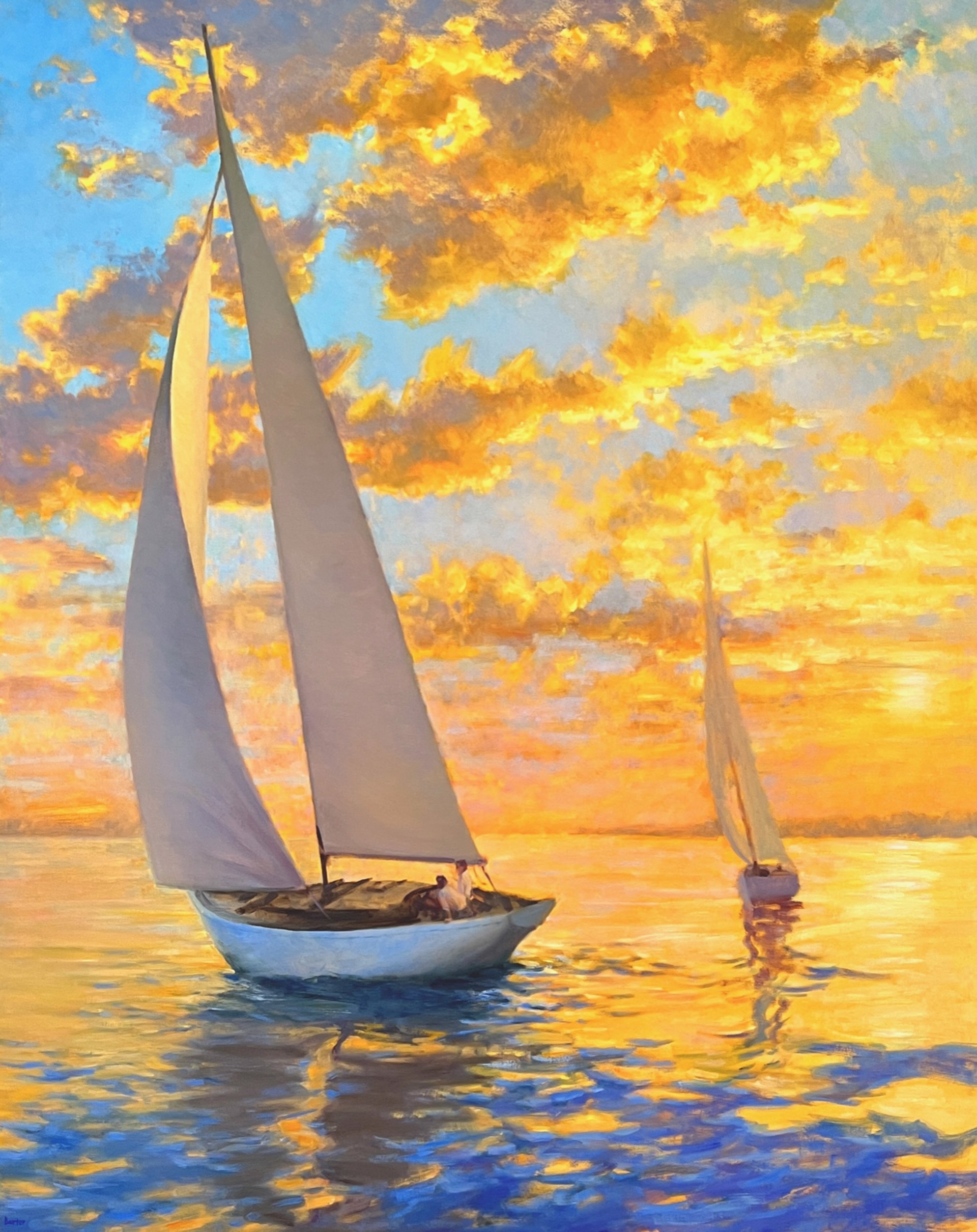 "Sea and Sails" by Stacy Barter