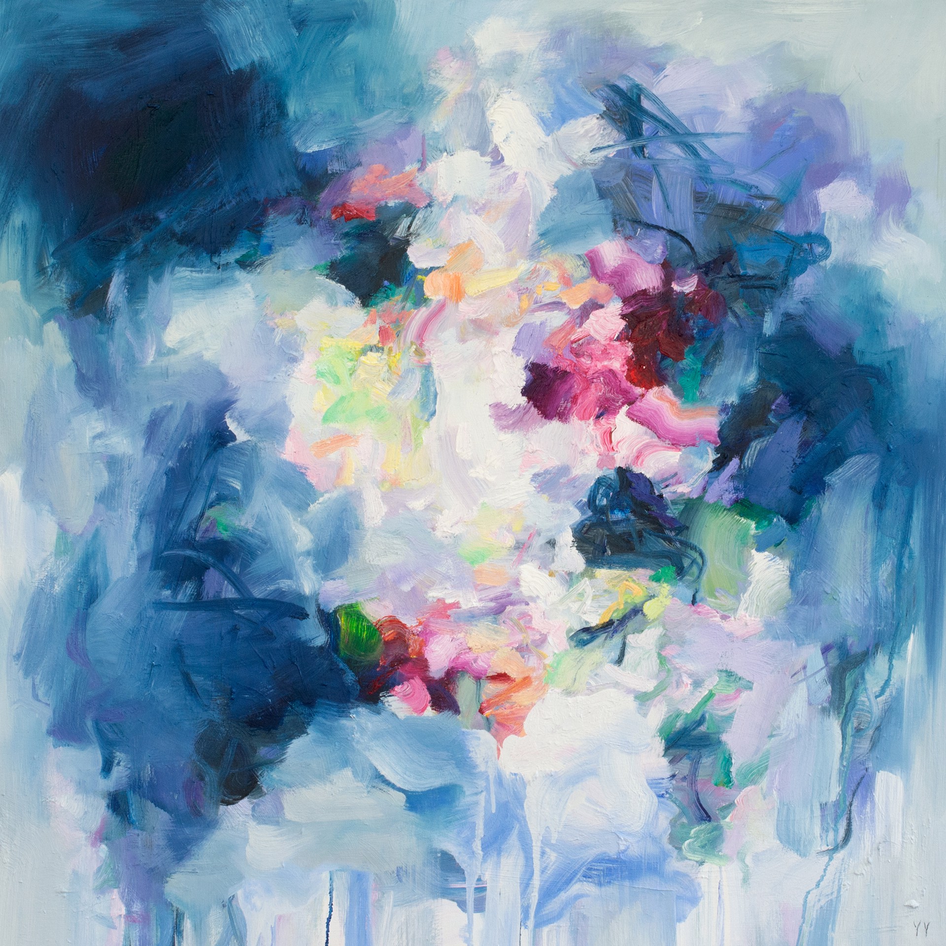 Blossoming in the Blues #1 by Yangyang Pan