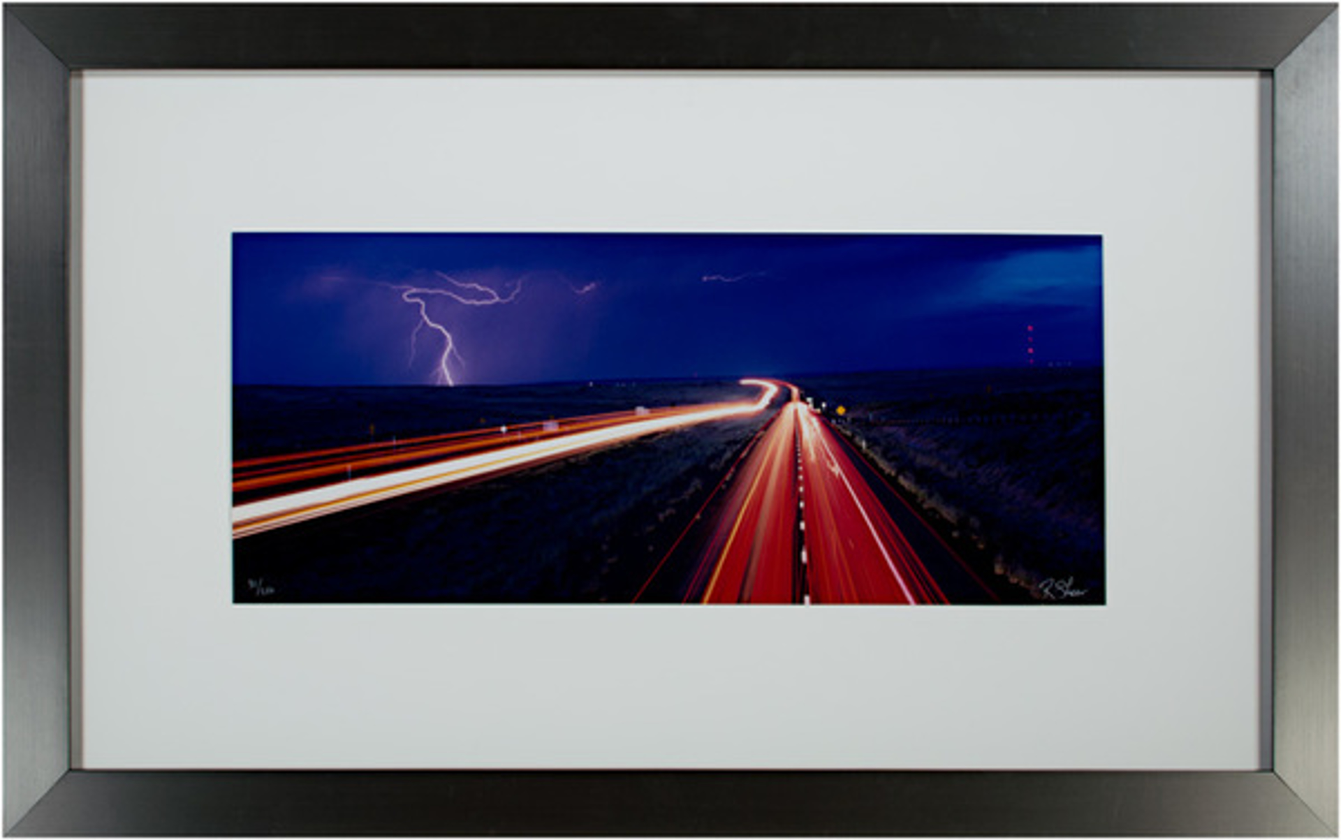 Lightning Along Route 66 Arizona-Navajo Exit by Robert Kawika Sheer
