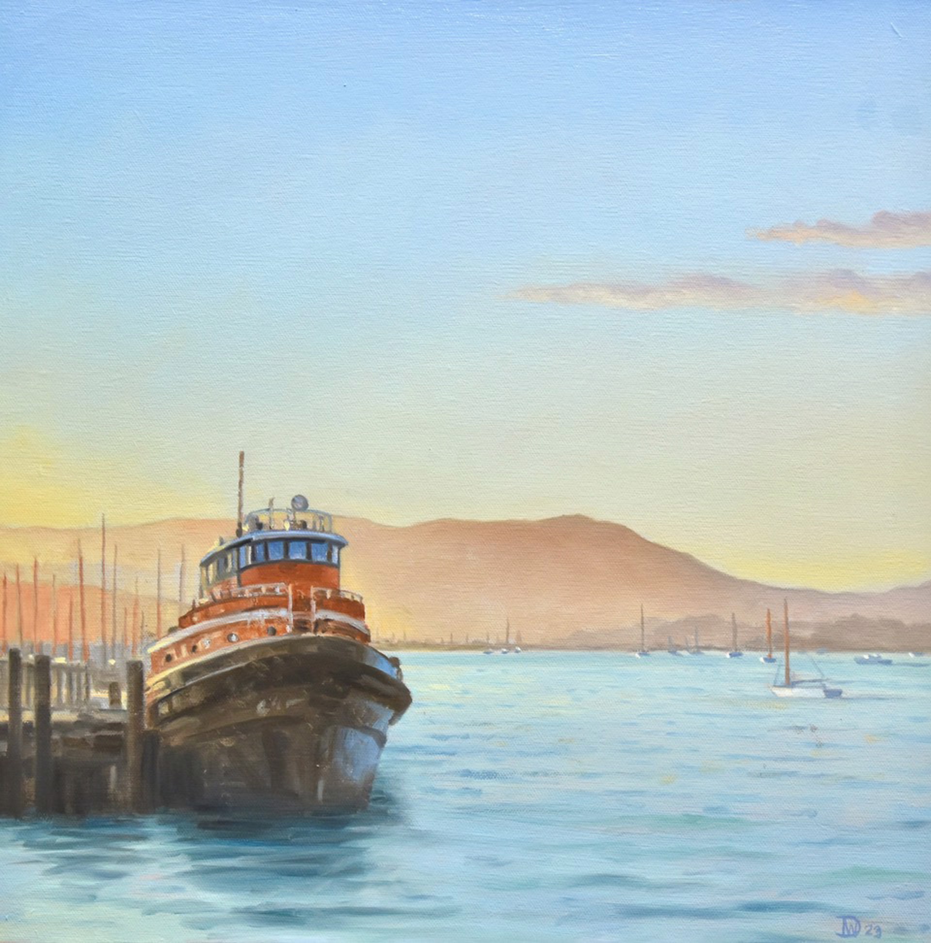 Sausalito Tug by Willard Dixon
