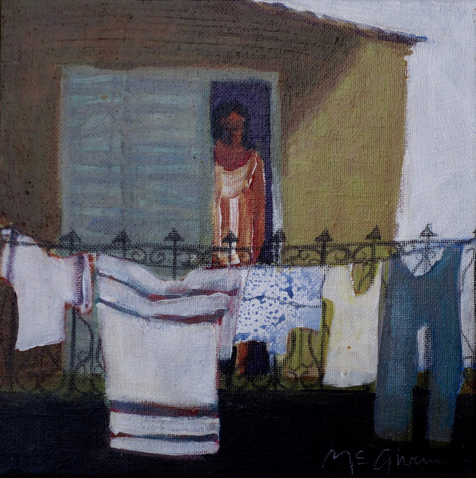 Watching Laundry Dry by Peggy McGivern