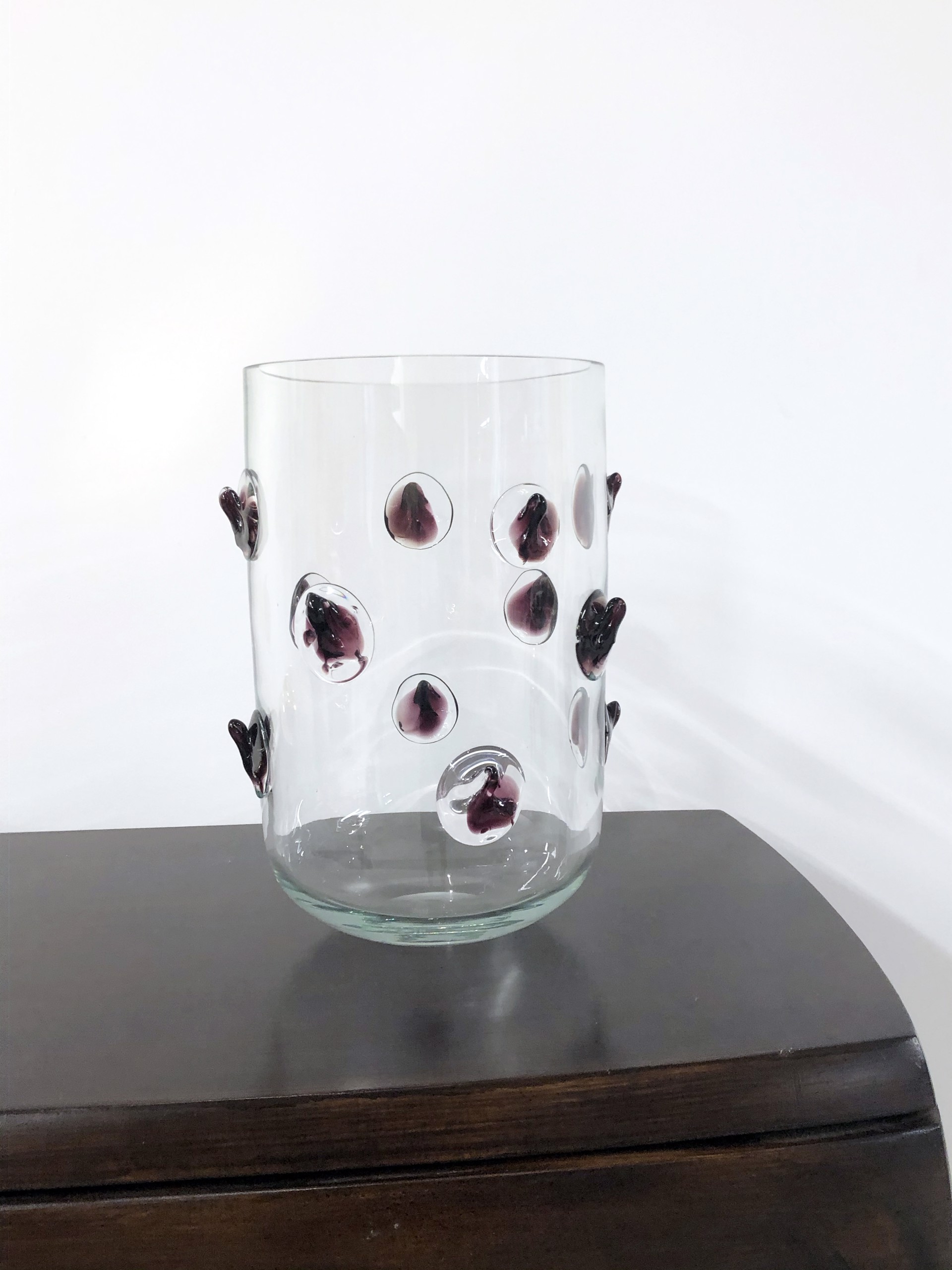 Bohemian Glass vase "Studs" by Eric Schmitt