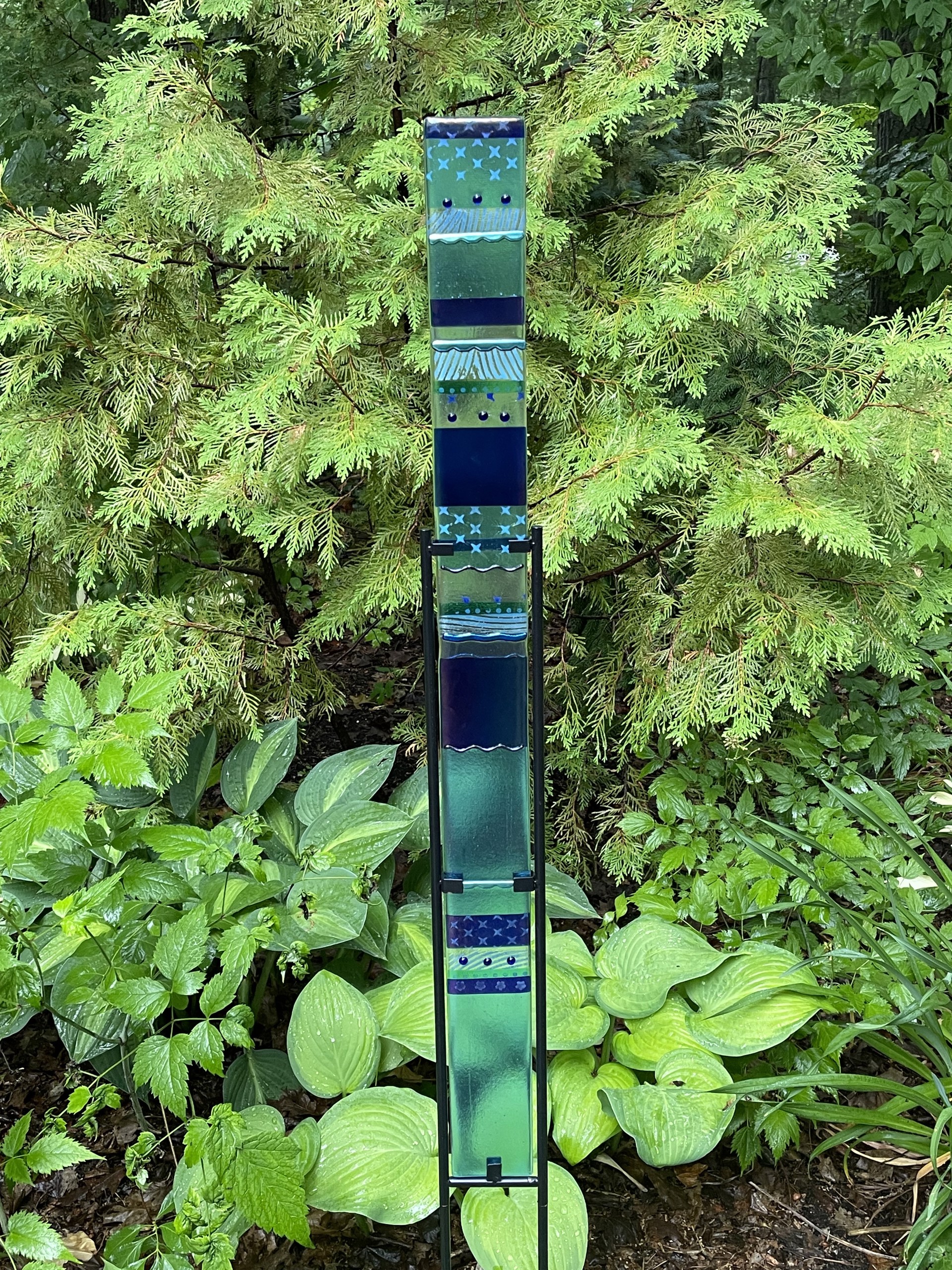 Blue Garden Stripes by Doug and Barbara Henderson