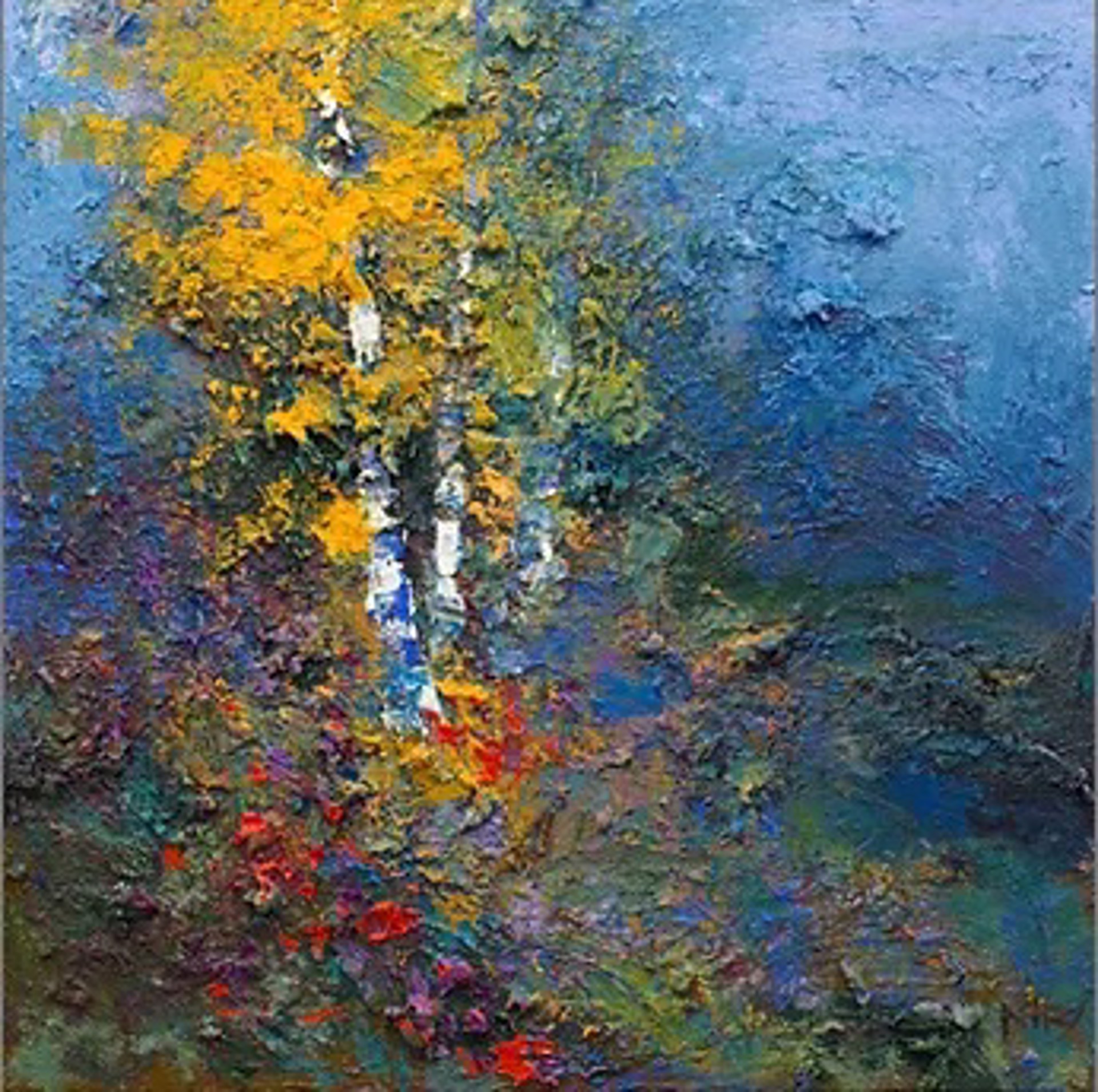 Big Sky Aspens by Kira Fercho