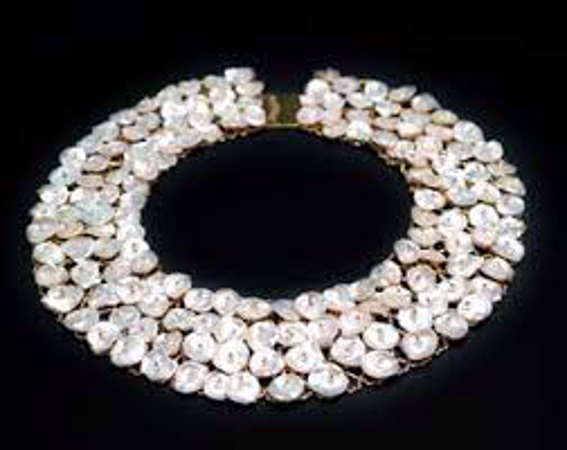 Posy- Super Collar White Keshi Pearl Necklace by Mara Labell