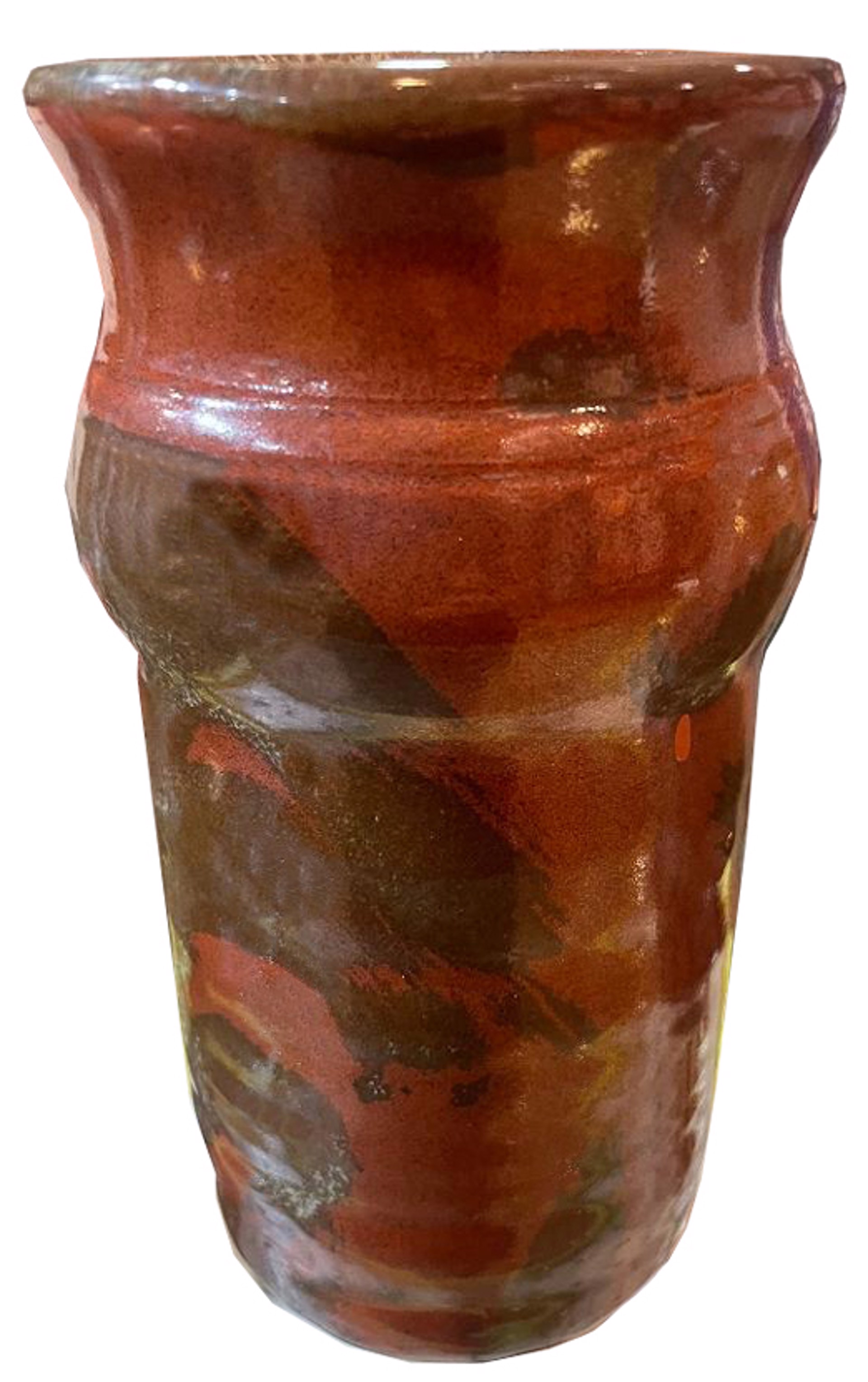 Brown Red Vase by Paul Nash