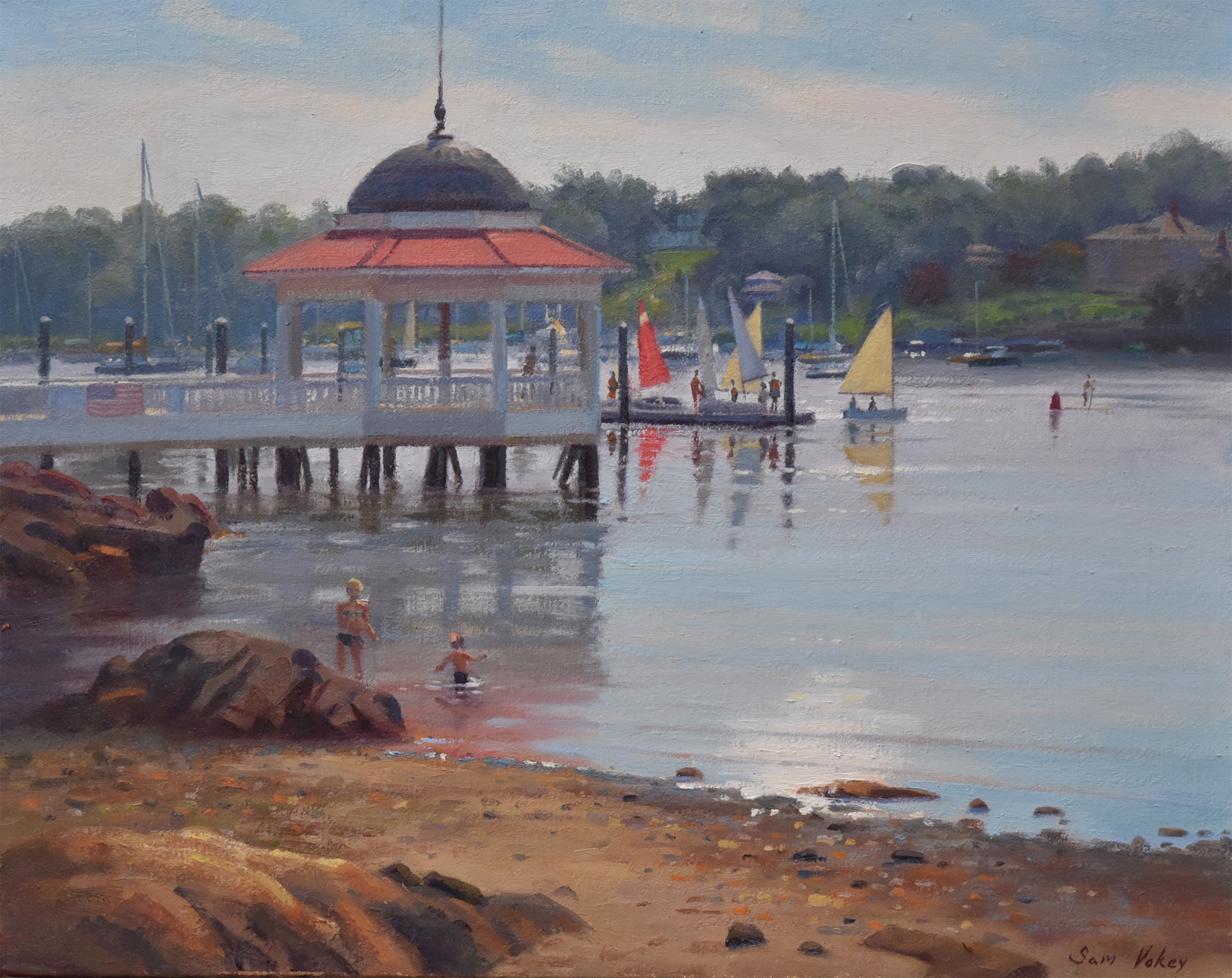 Tucks Point Pavilion, Manchester by Sam Vokey