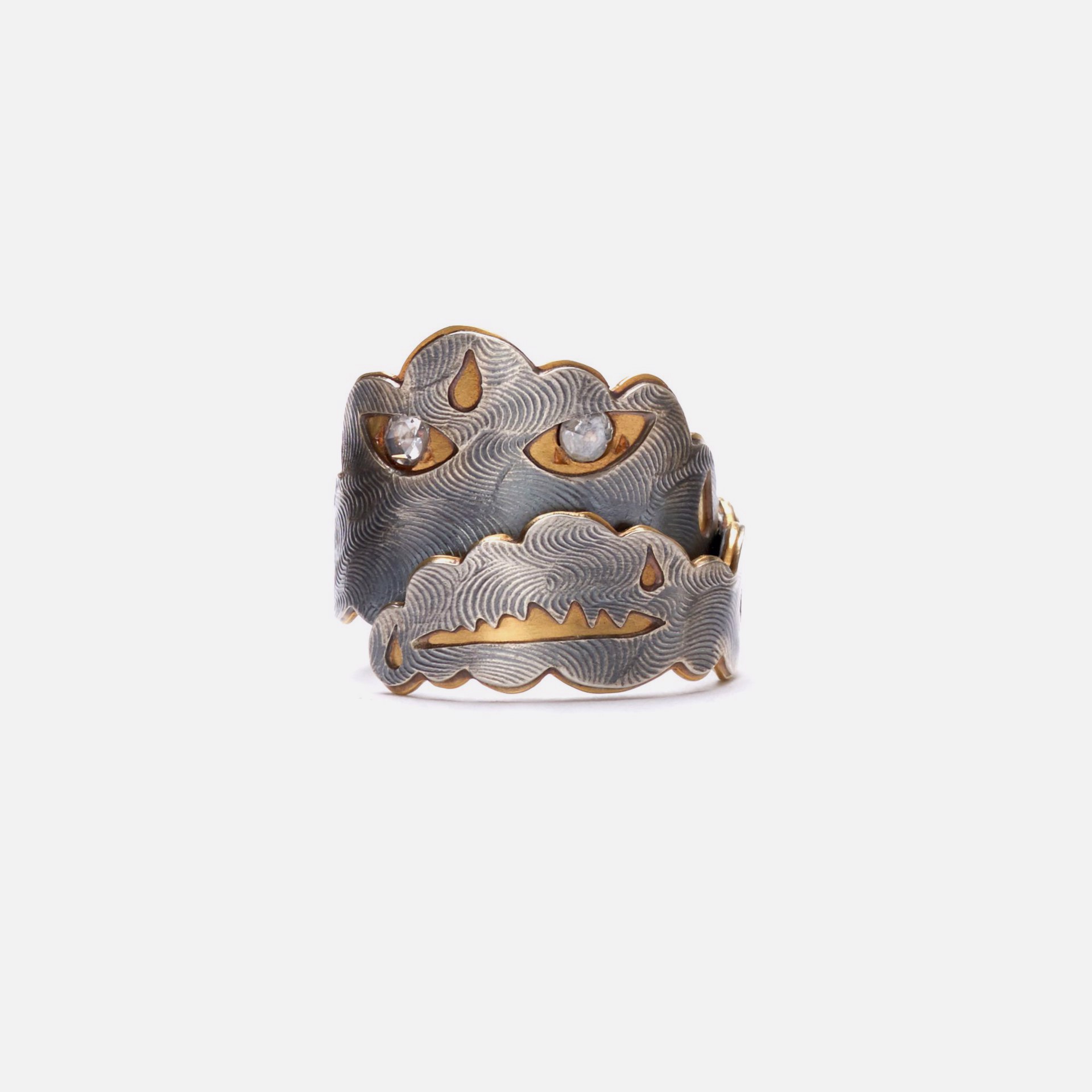 Cranky Cloud Ring by Helen Britton