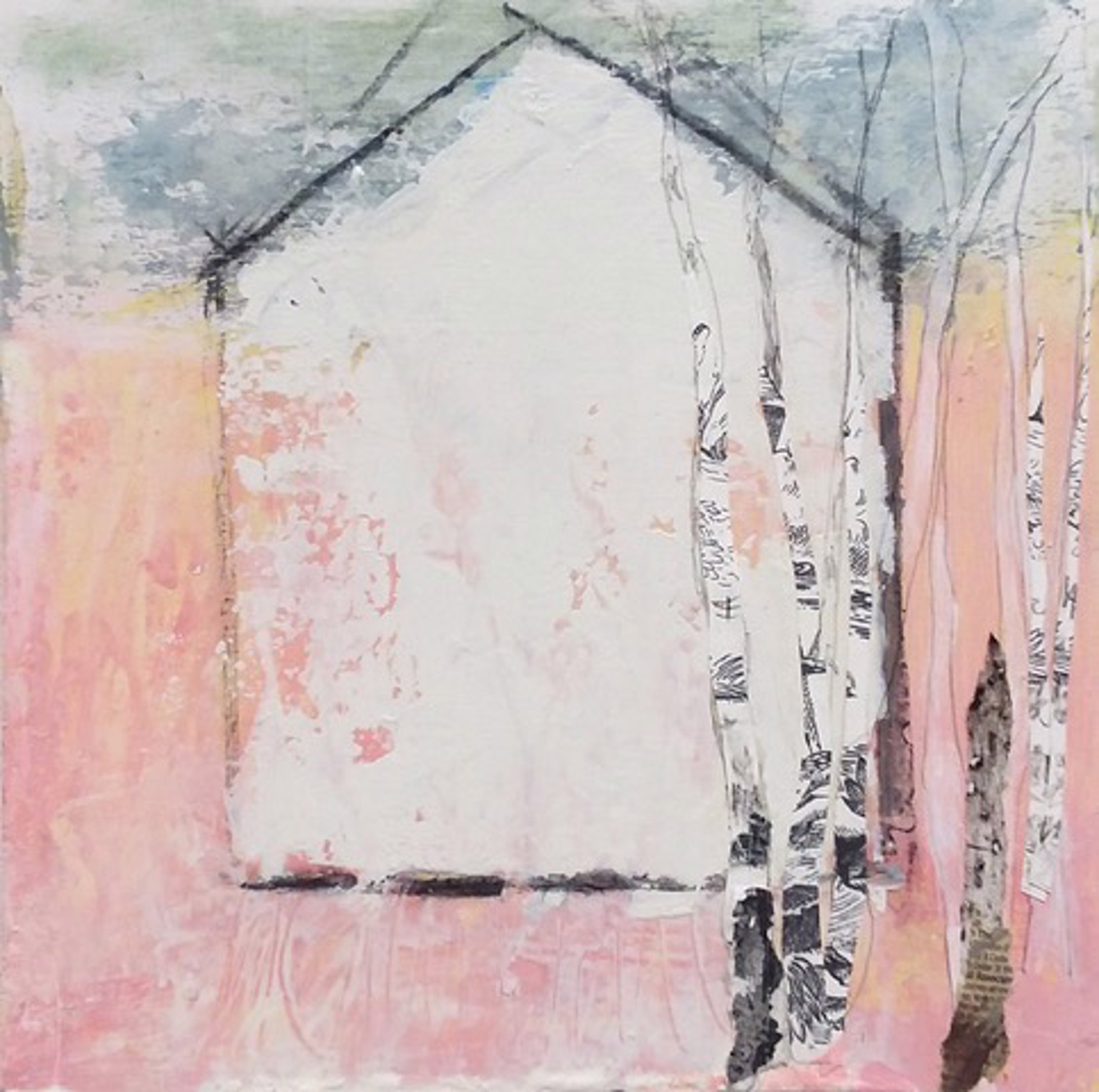 Pink Birch by Brenda Cirioni
