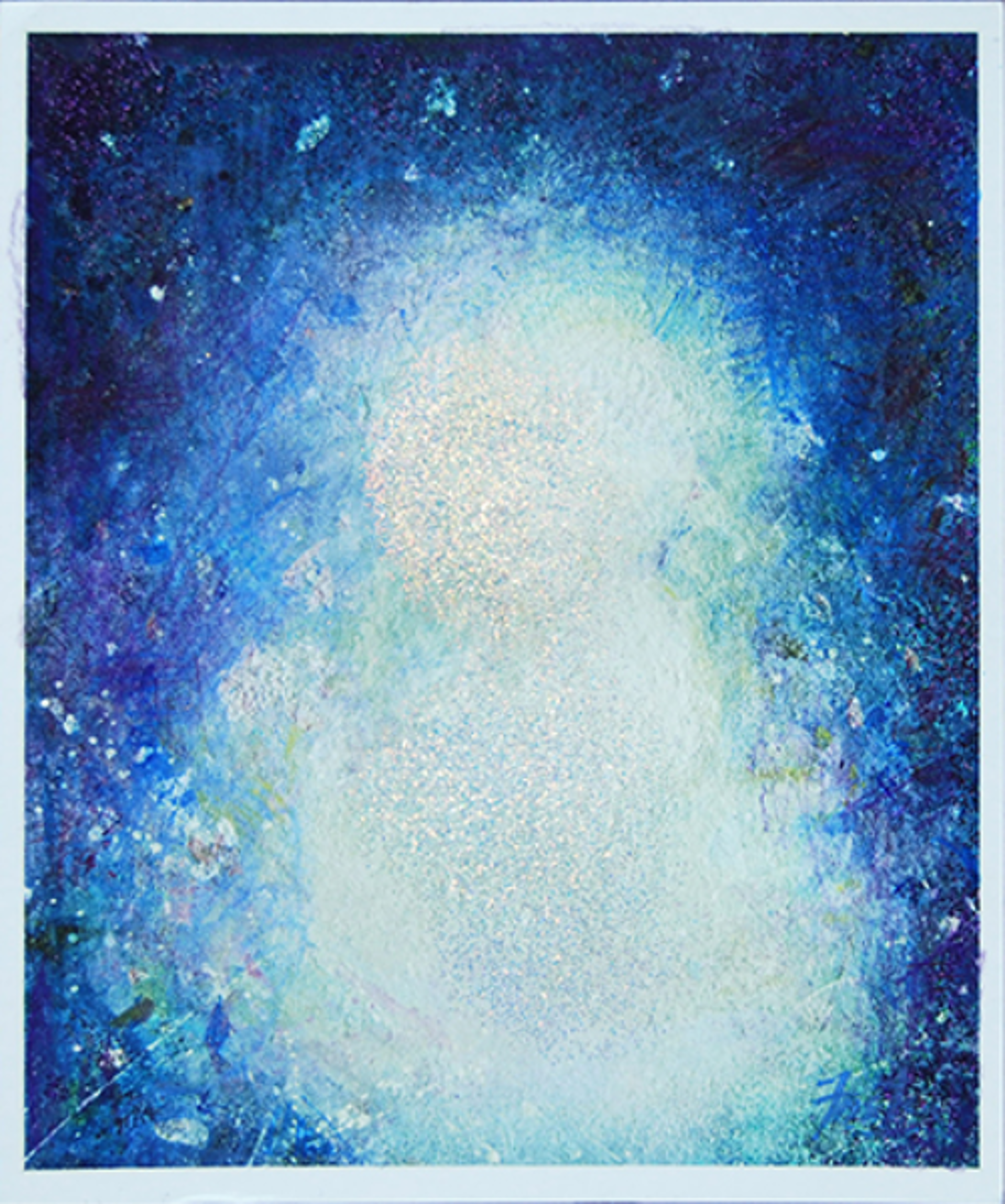 Sapphire Light I by Gail Foster