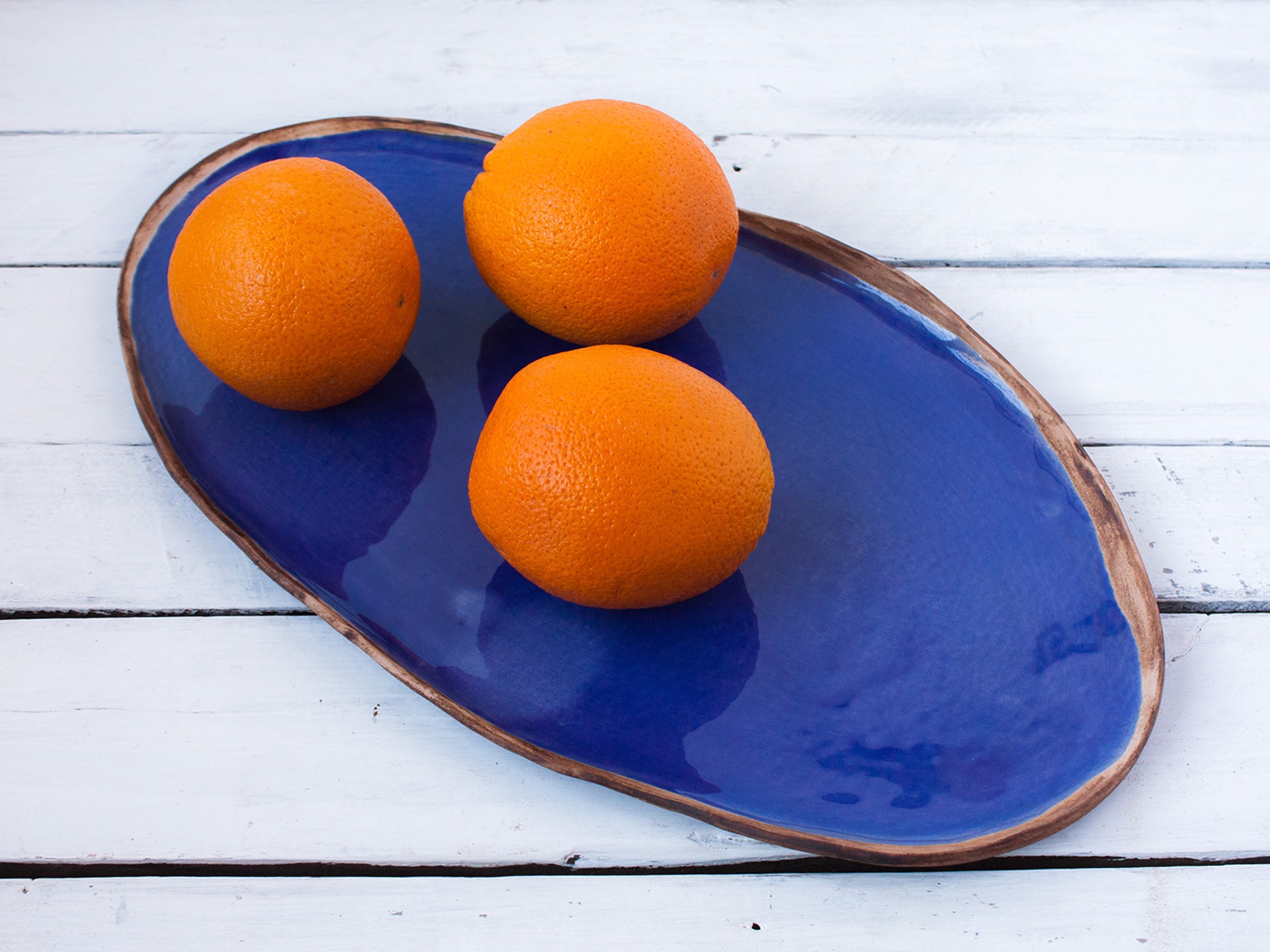 Blue Dish by Kate Voronina