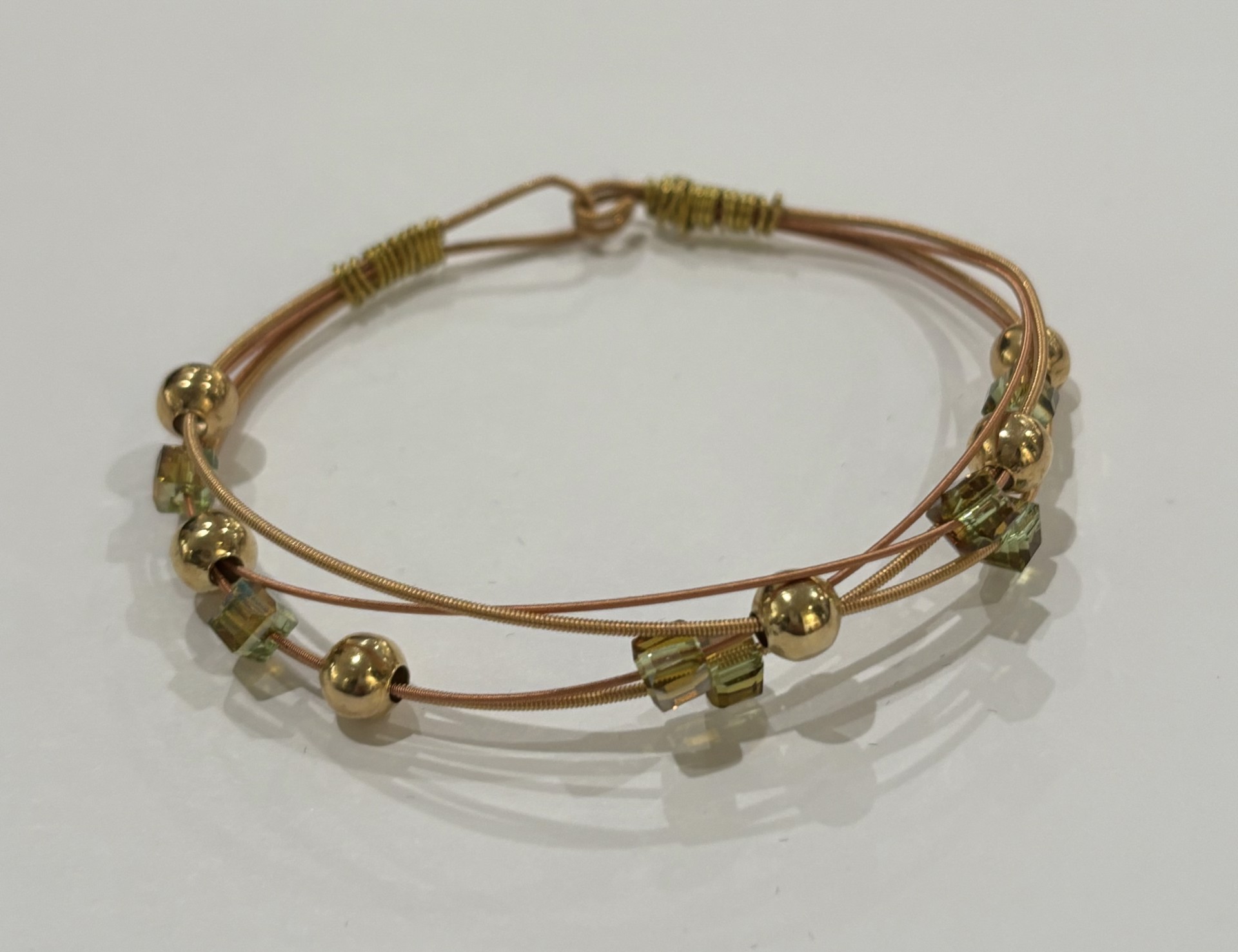 Bangle Guitar String Bracelet Copper by String Thing Designs
