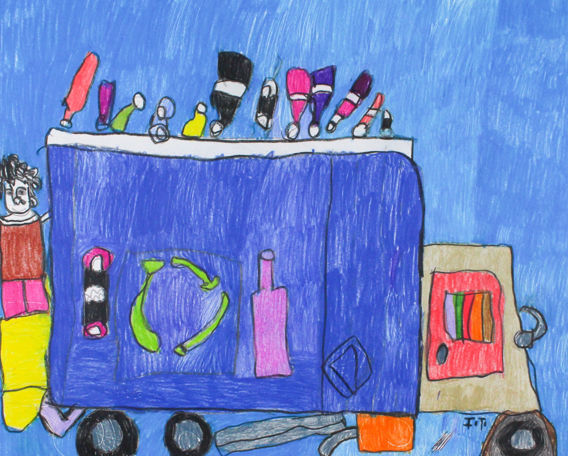Recycle Truck by Imani Turner