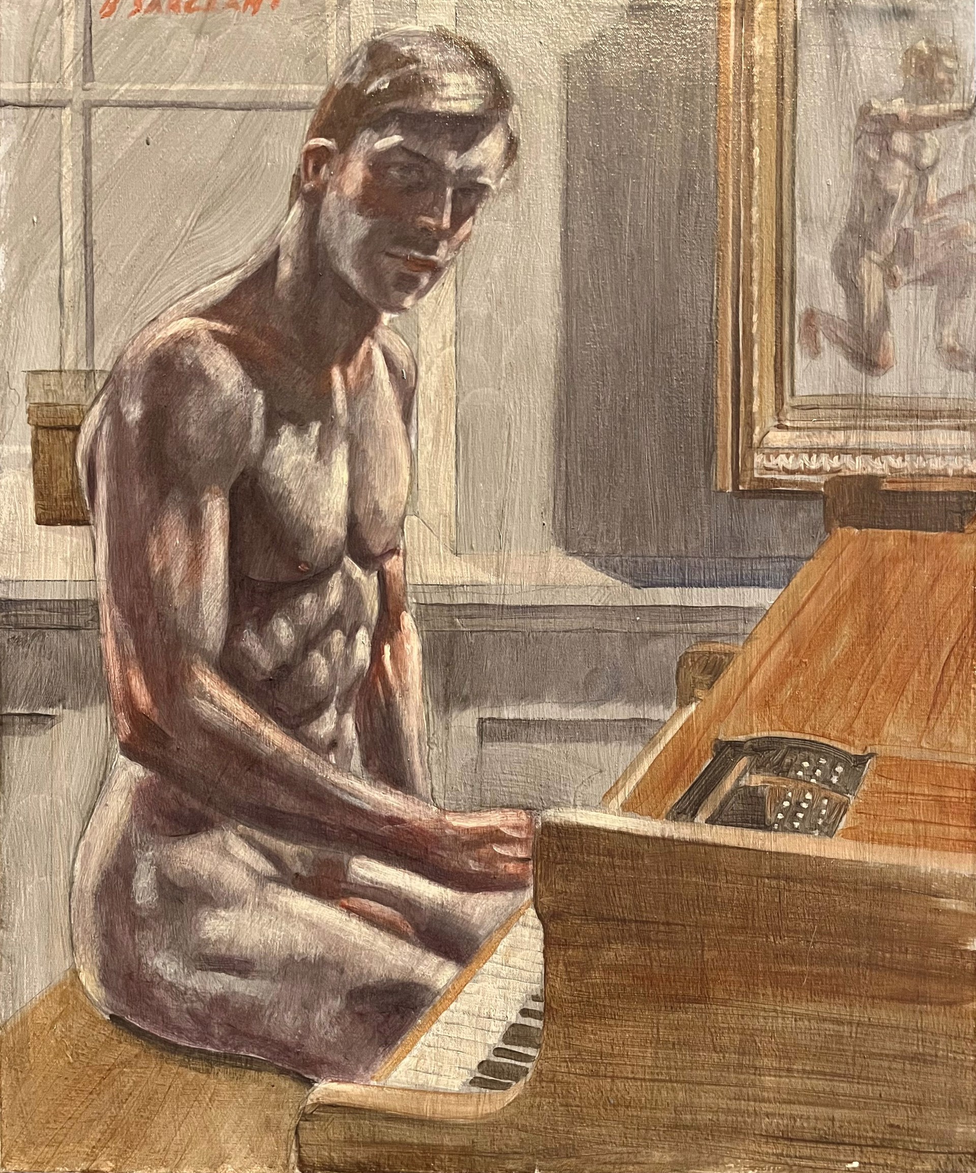 At the Piano by Mark Beard