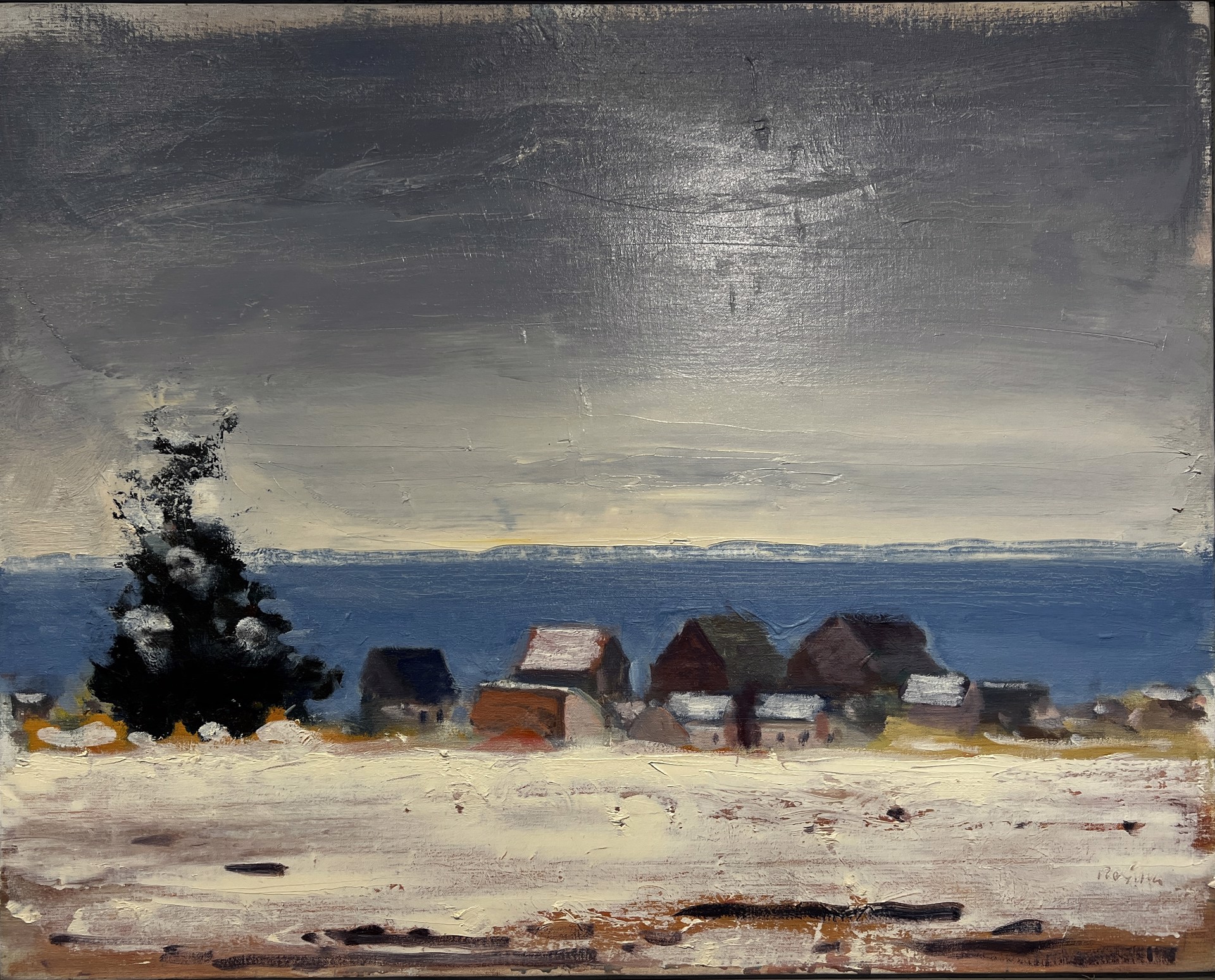 Winter Houses by Paul Resika