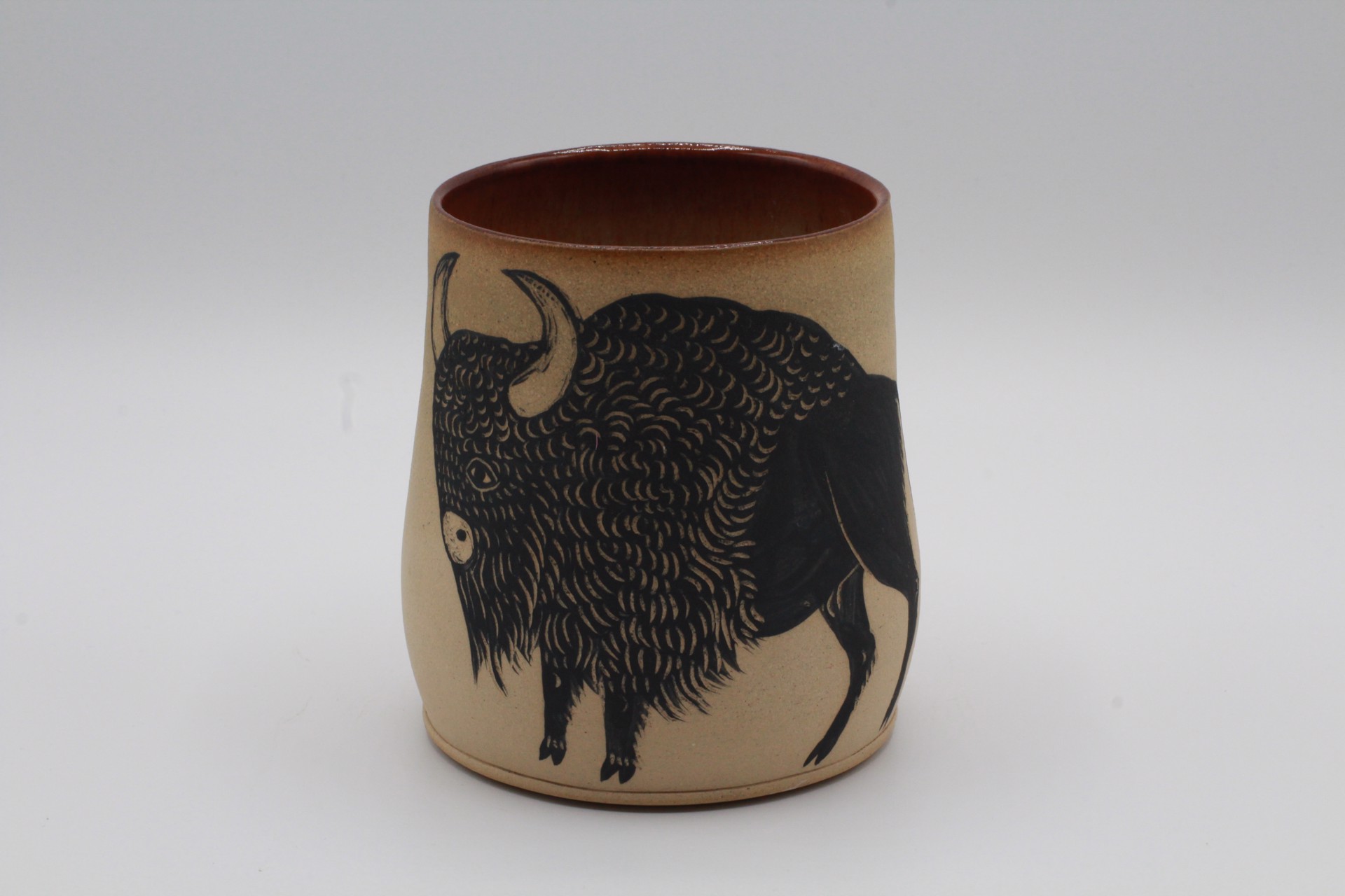 Bison Mug by Christine Sutton