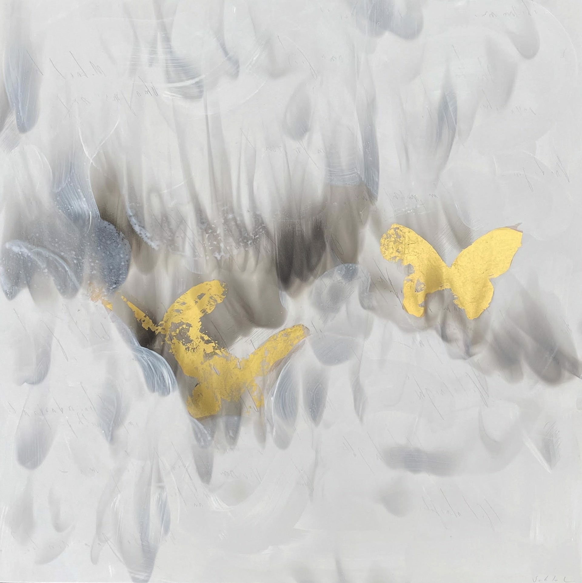 Smoke Songs Gold Butterfly Series by Karoline Schleh