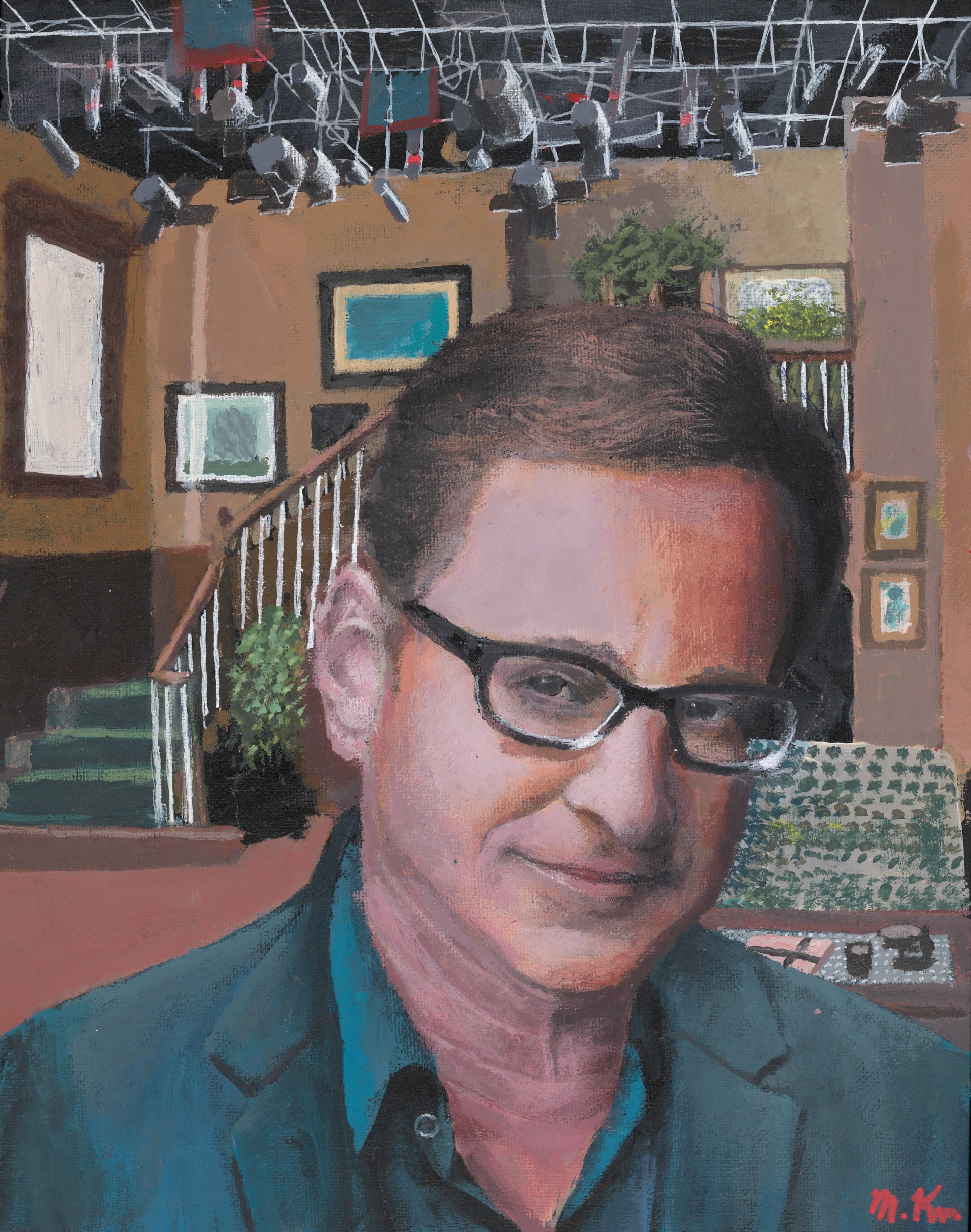 Empty House: A Tribute to Bob Saget (FRAMED) by Mike Knox