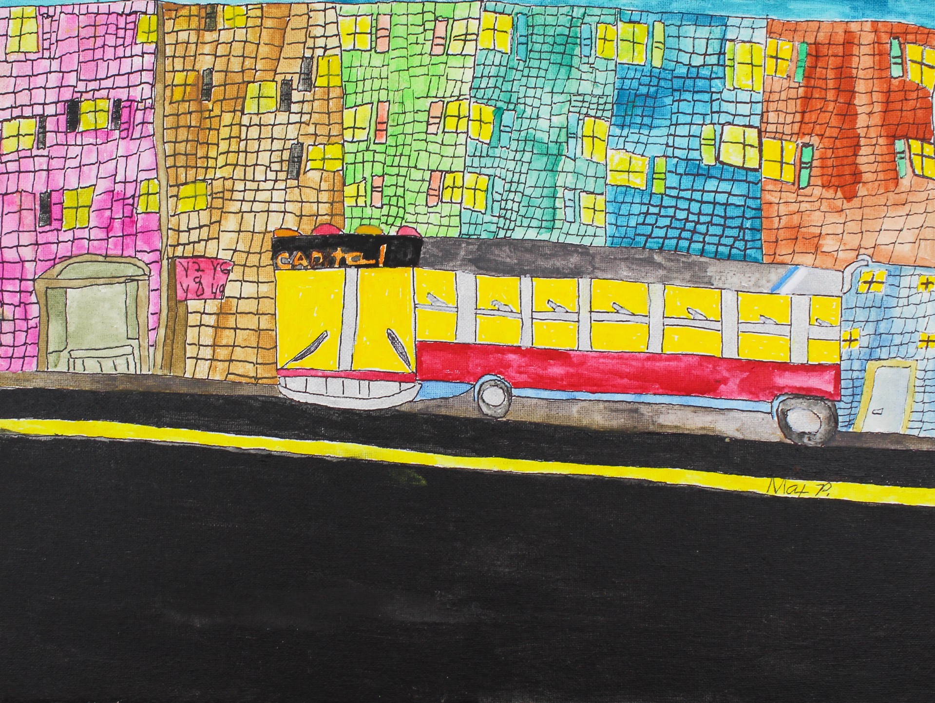 Bus into the Big City by Max Poznerzon