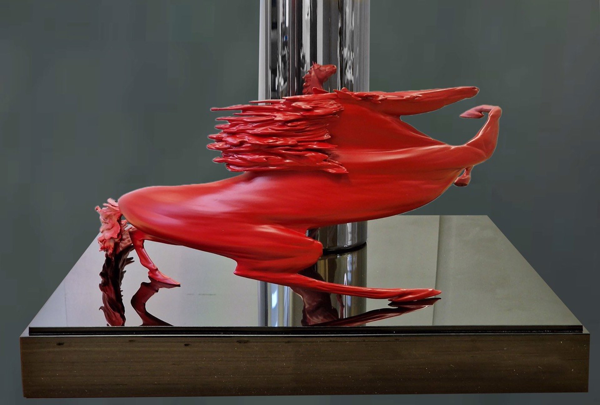Rosso Horse by Jonty Hurwitz