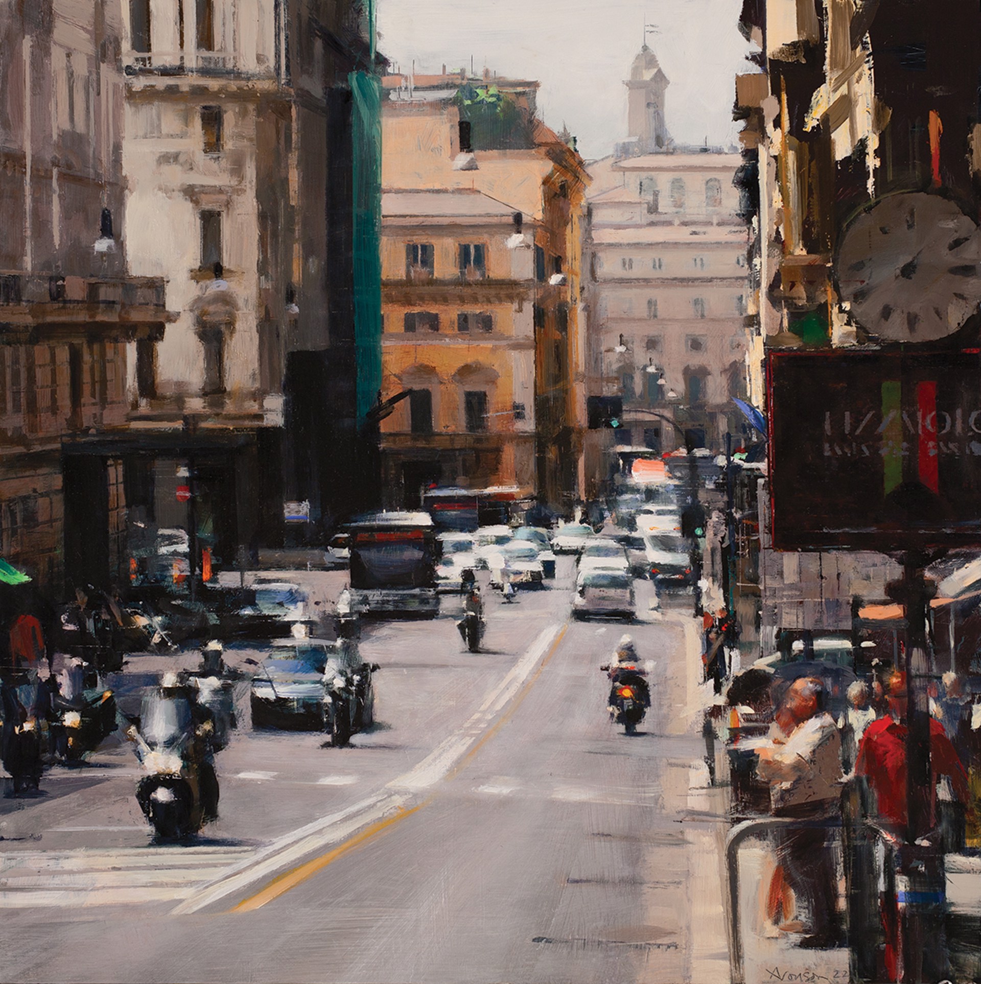 Strada di Roma by Ben Aronson