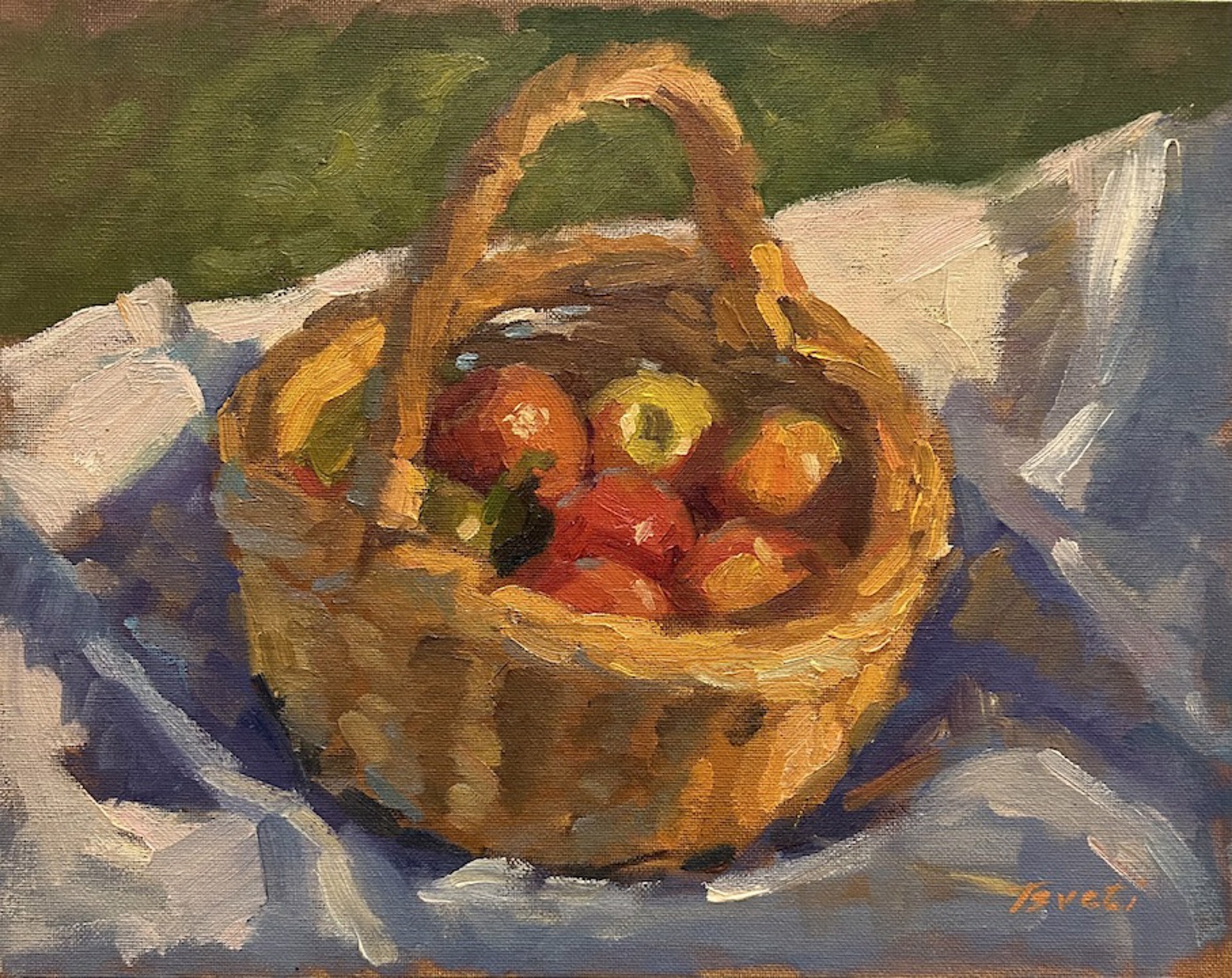 Apples in a Basket by TSVETI SOWERS