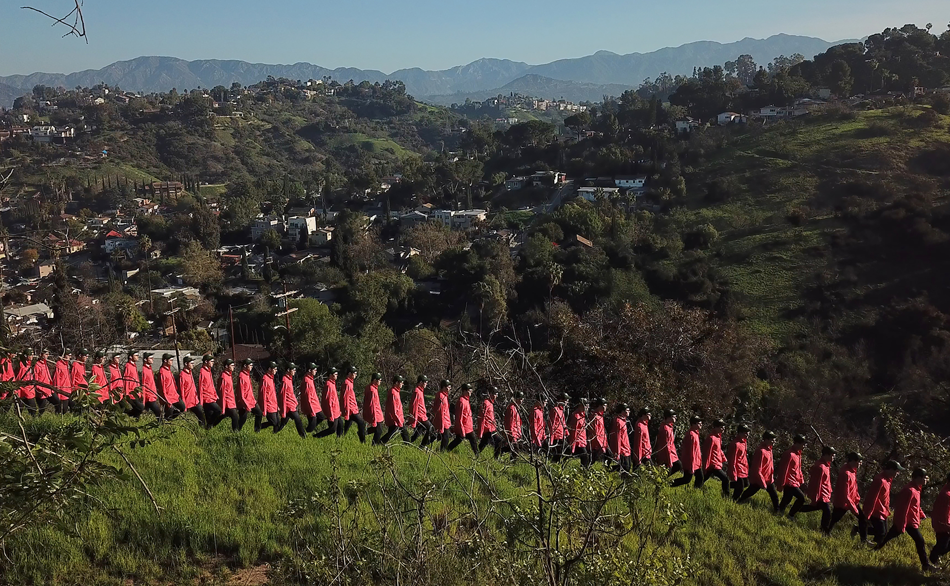 Walking Line in the Hills of LA by Andrew Herzog