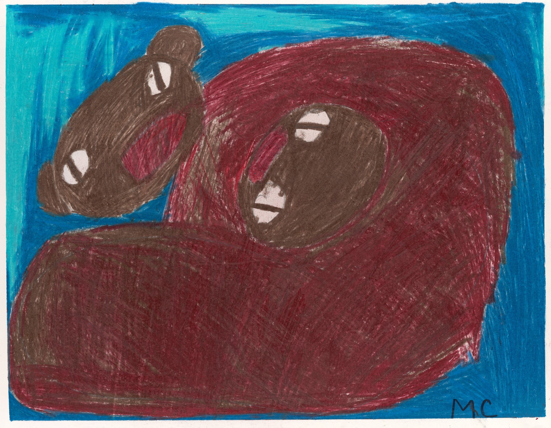 Otters Are Huggable by Marti Clark