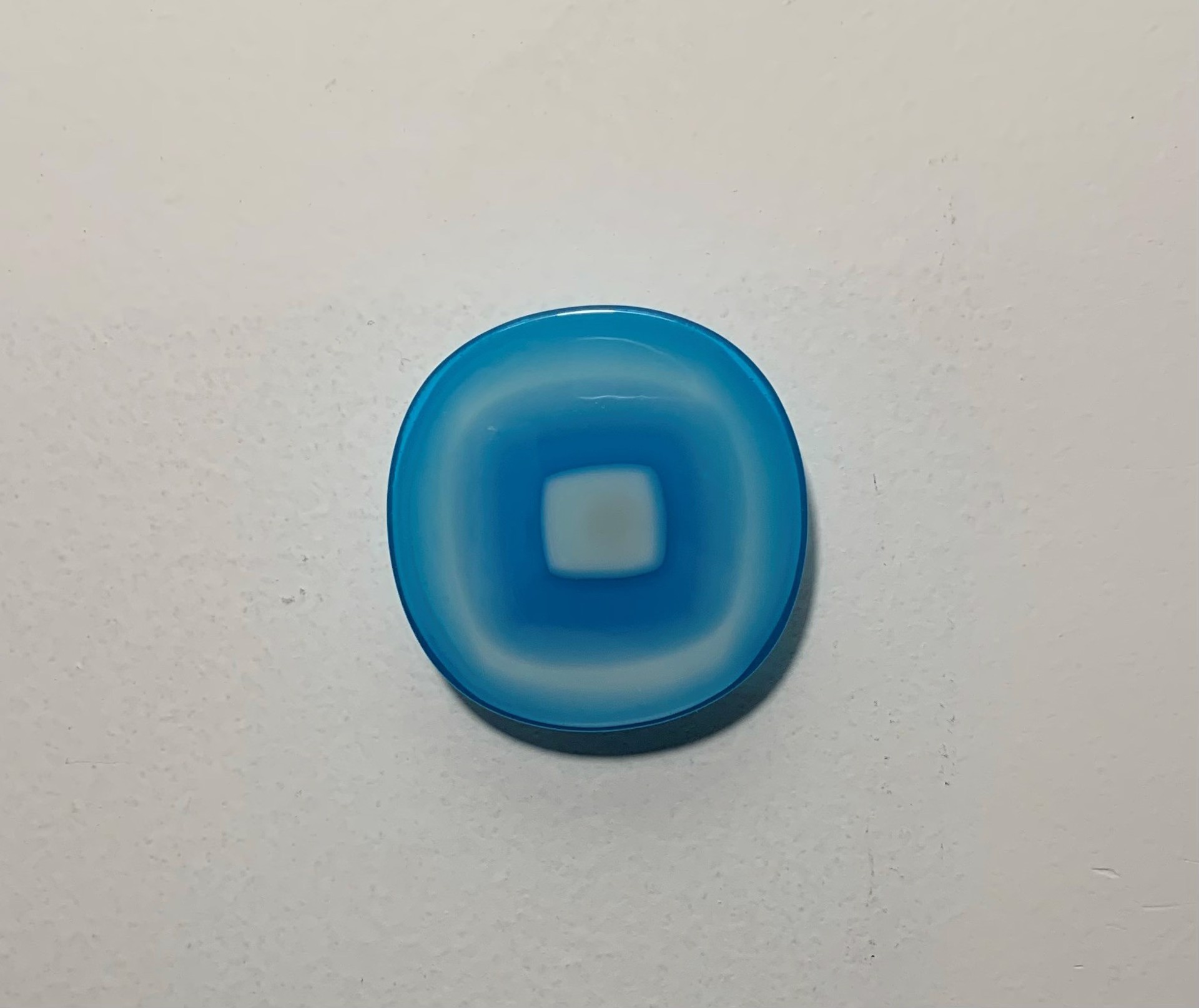 Compressed Wall Art / Knobs / Pulls / Hooks - Transparent Turquoise by Chris Cox