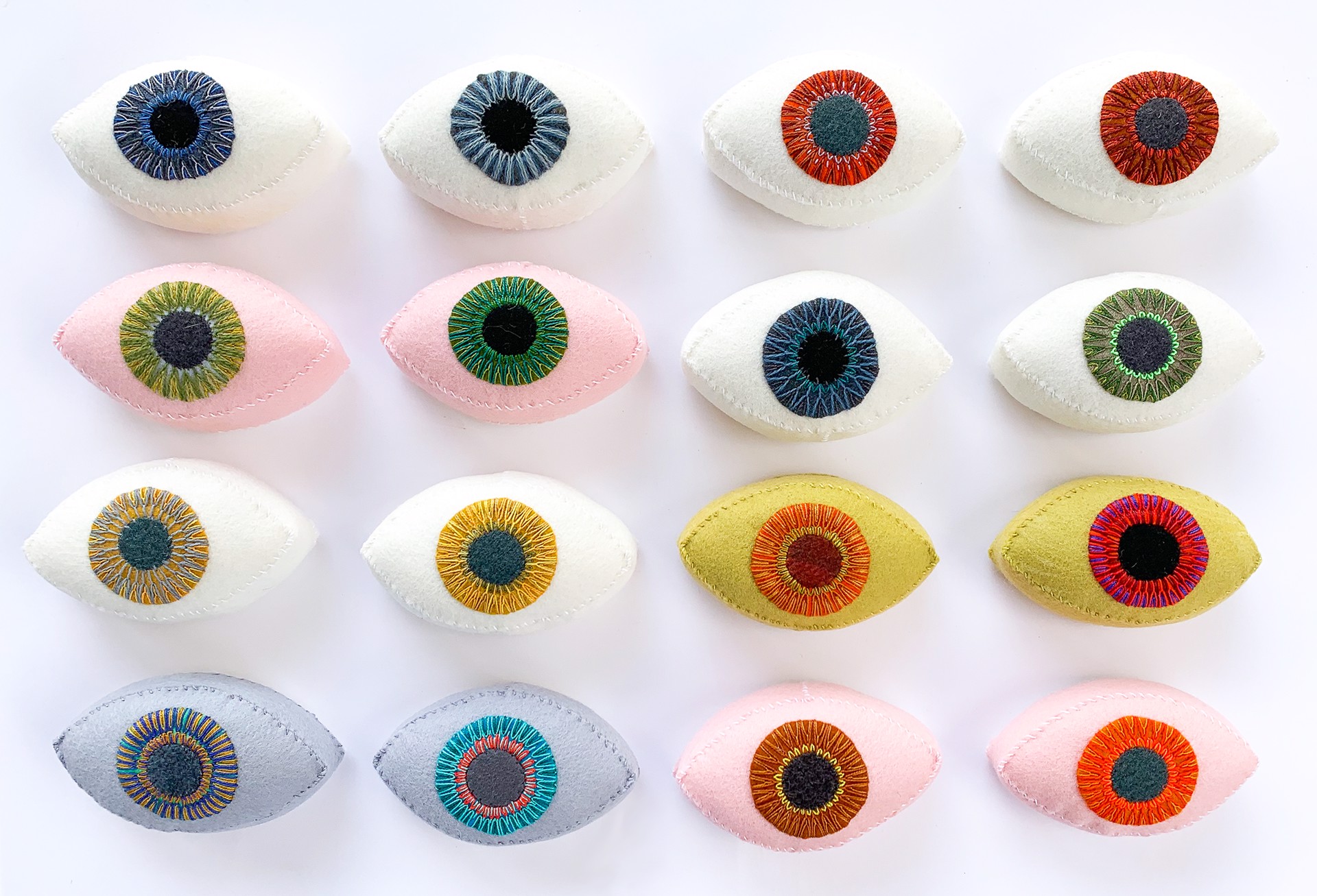 Family of Eyes (sold as Set or in Pairs) by Kathryn Hunter