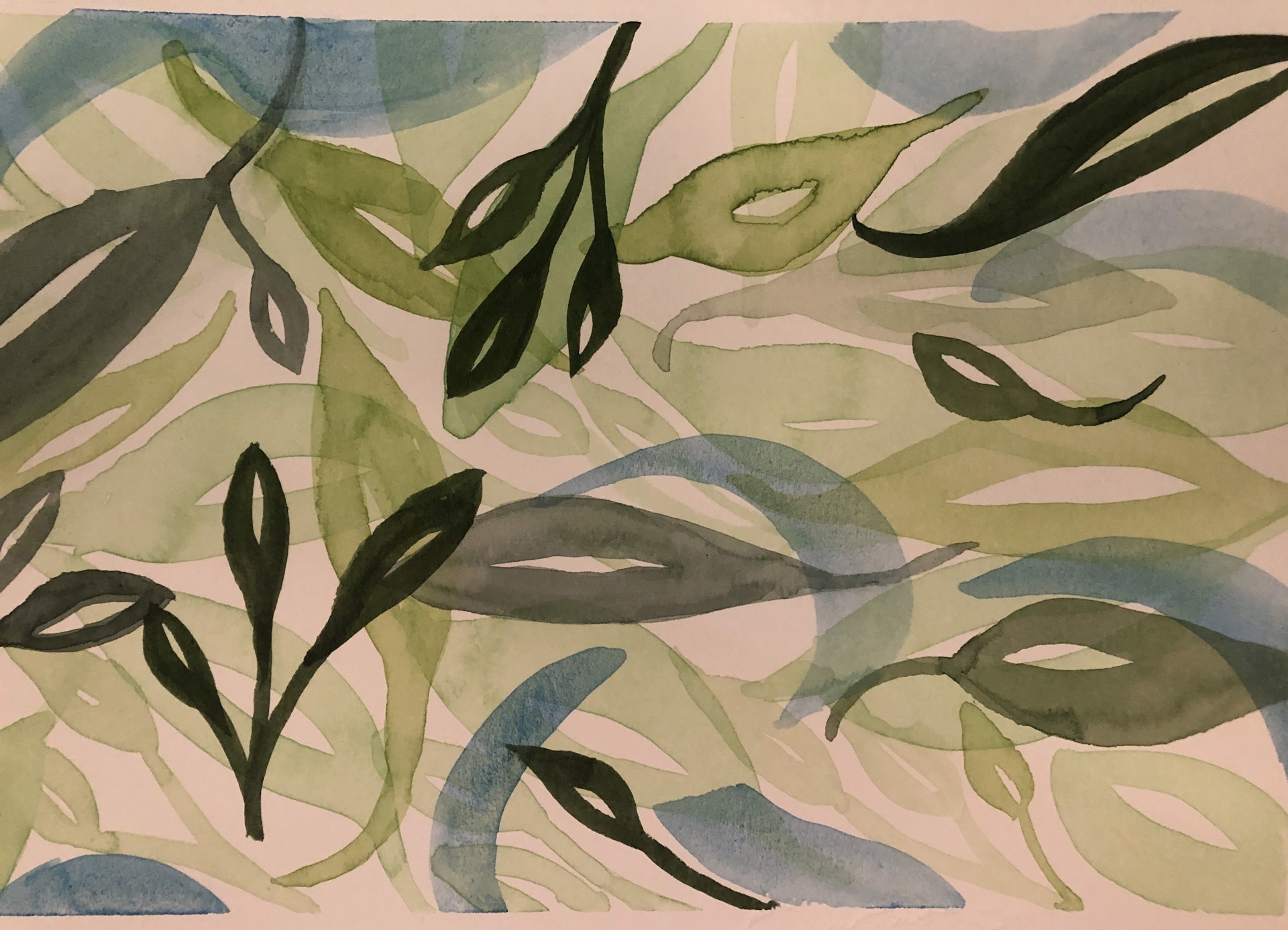 Leaf Pattern I by Steven Lustig
