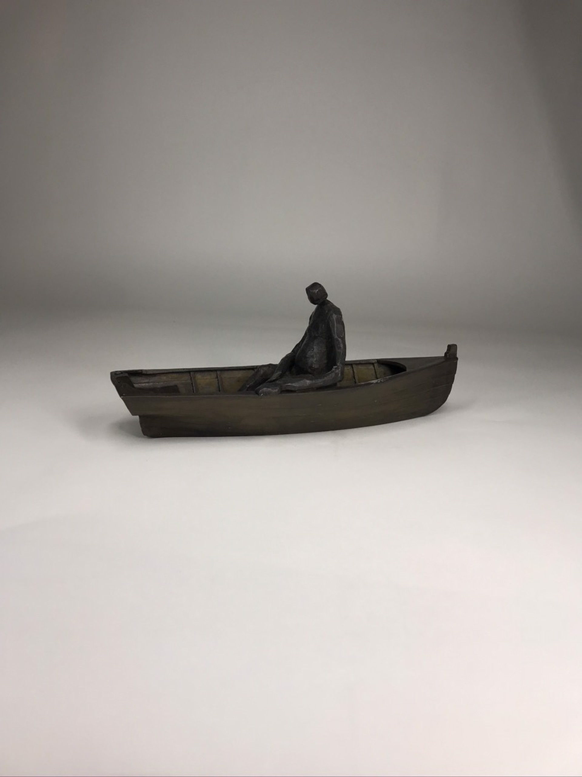 Man In A Boat by Wendy Freestone