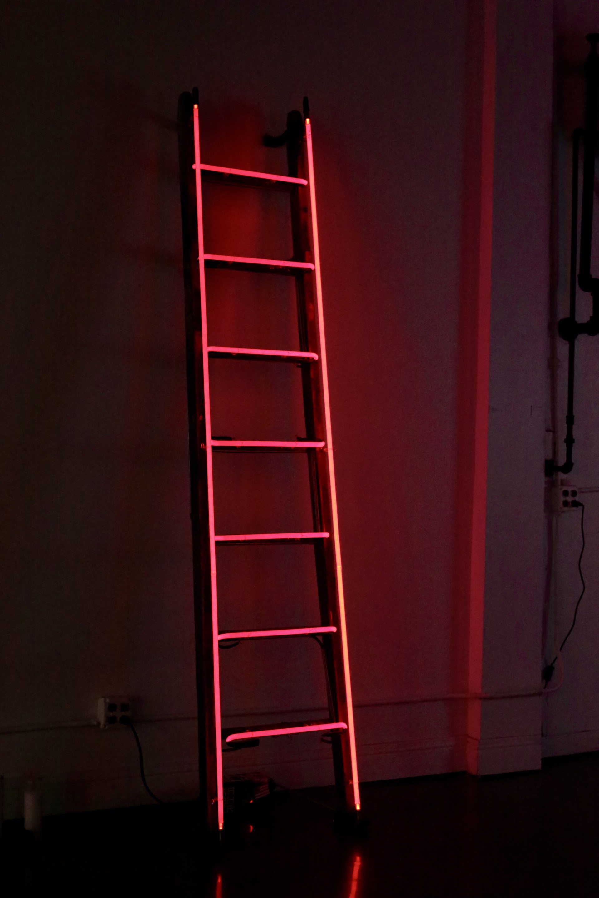 Ruby Red Ladder by Yale Wolf