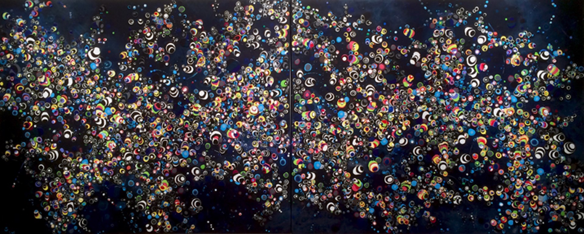 Blue Bliss I & II (diptych) by Charlotte Smith