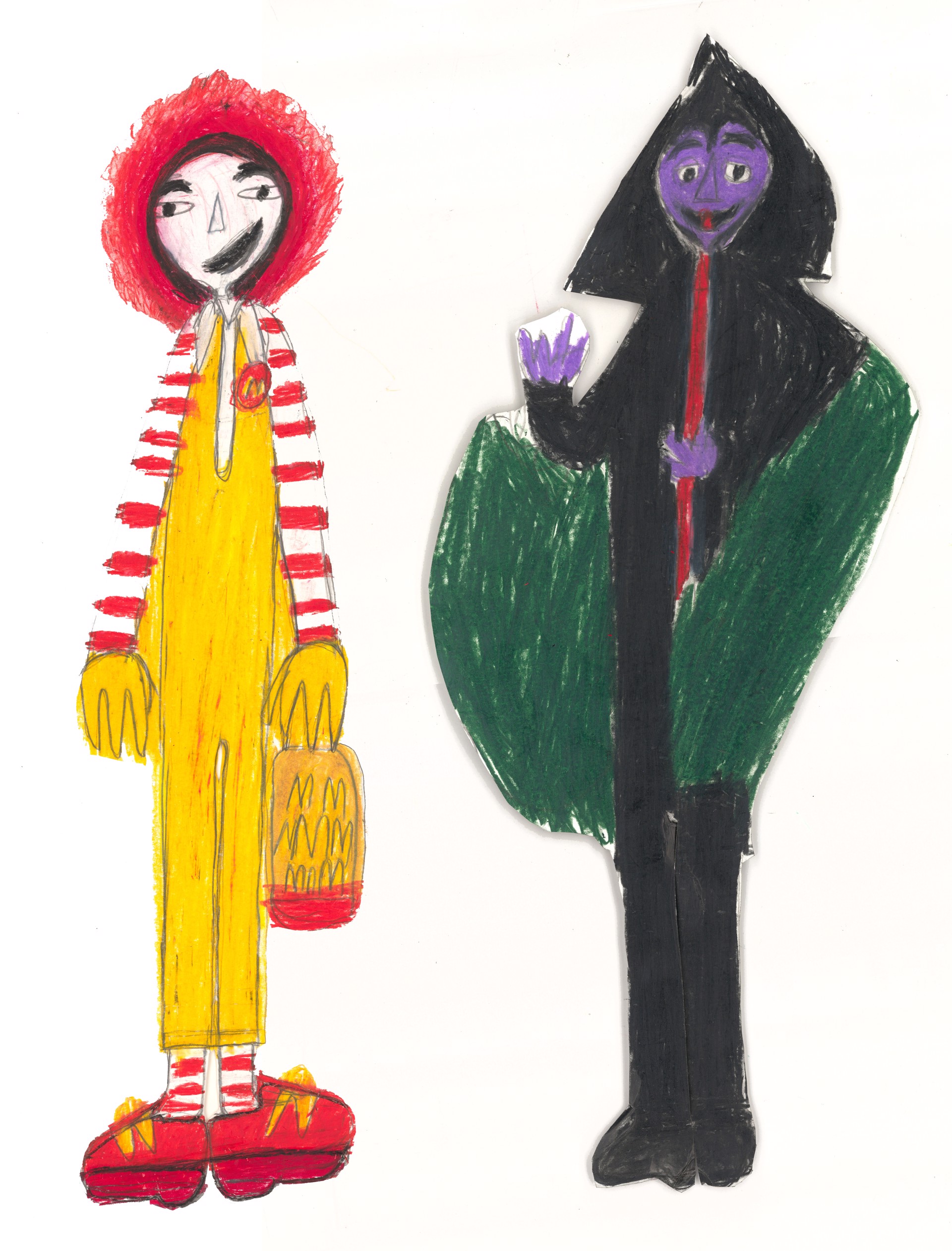 Ronald MacDonald and the Count (FRAMED) by Michael Haynes