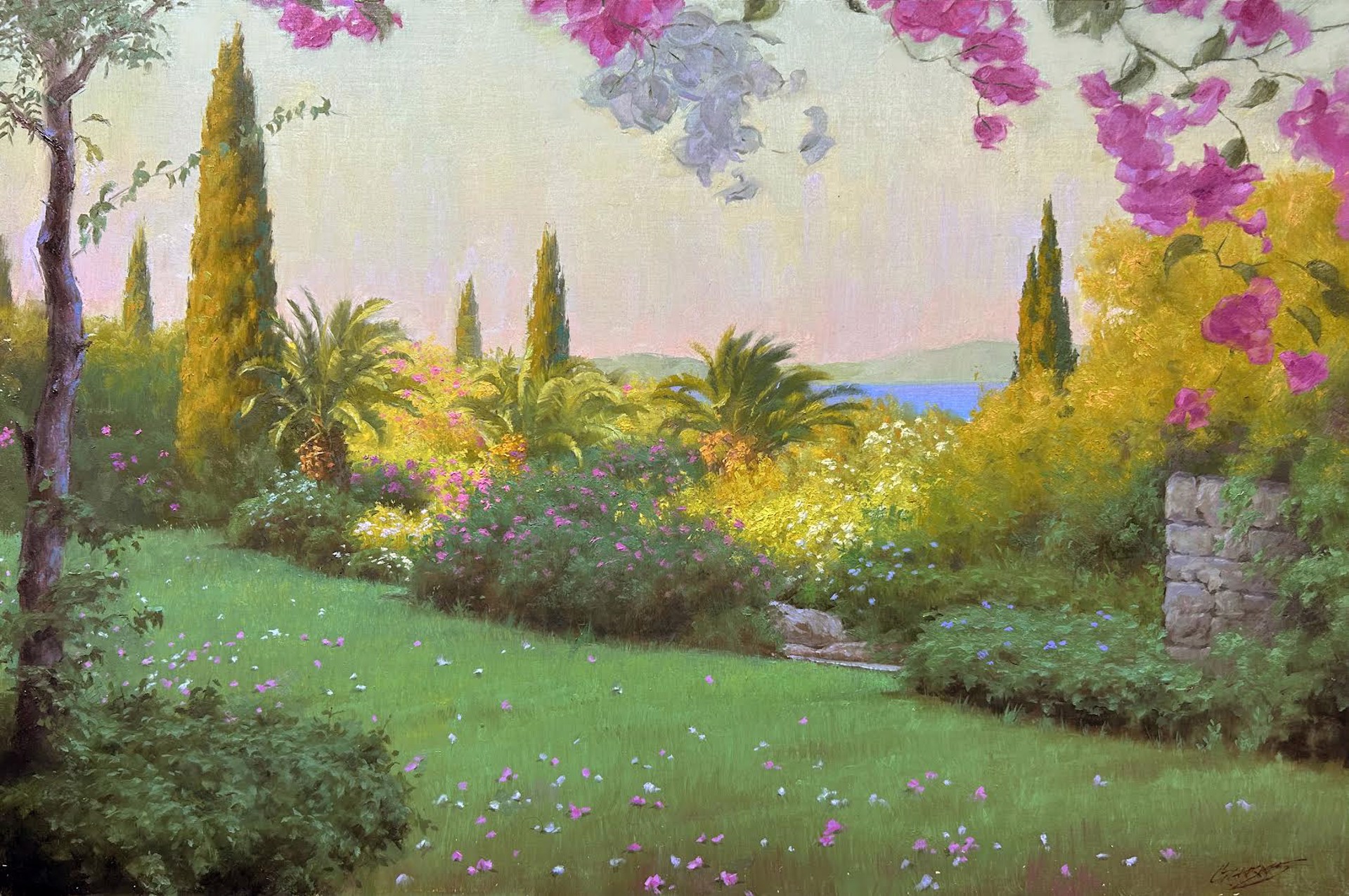 A Mediterranean Garden by Gavin Glakas