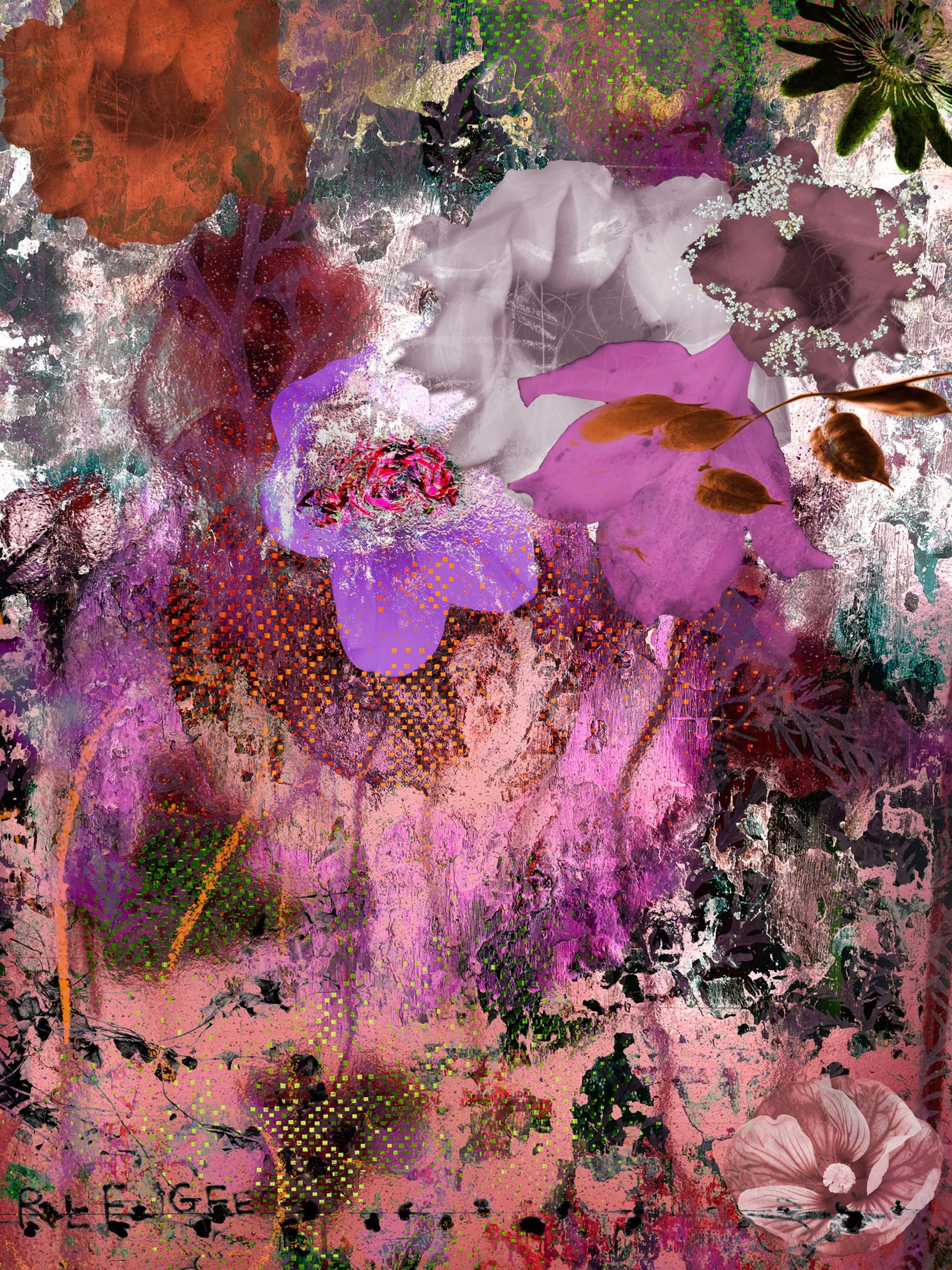 FLOWERS SERIES I NO. 4 by CAROL EISENBERG