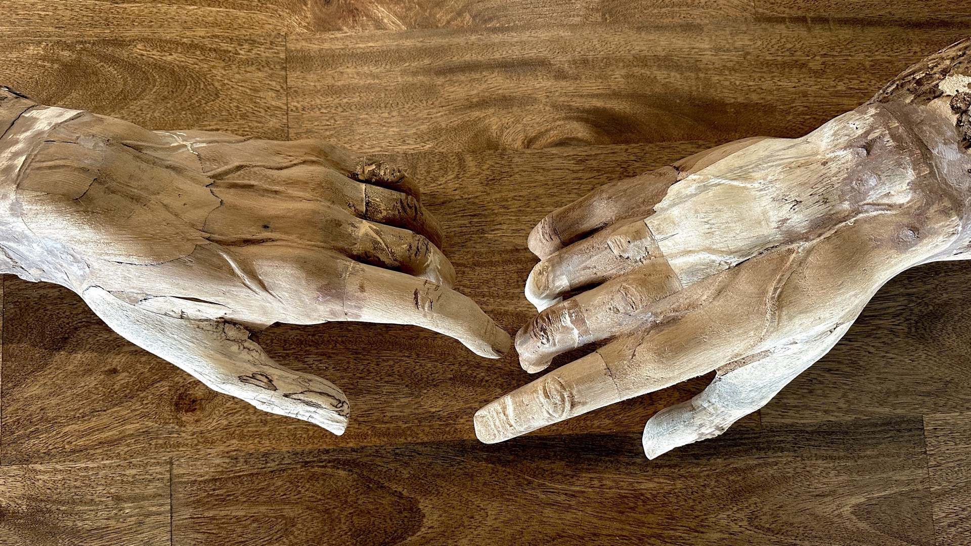 Carved Wooden Hands by Mario Padilla