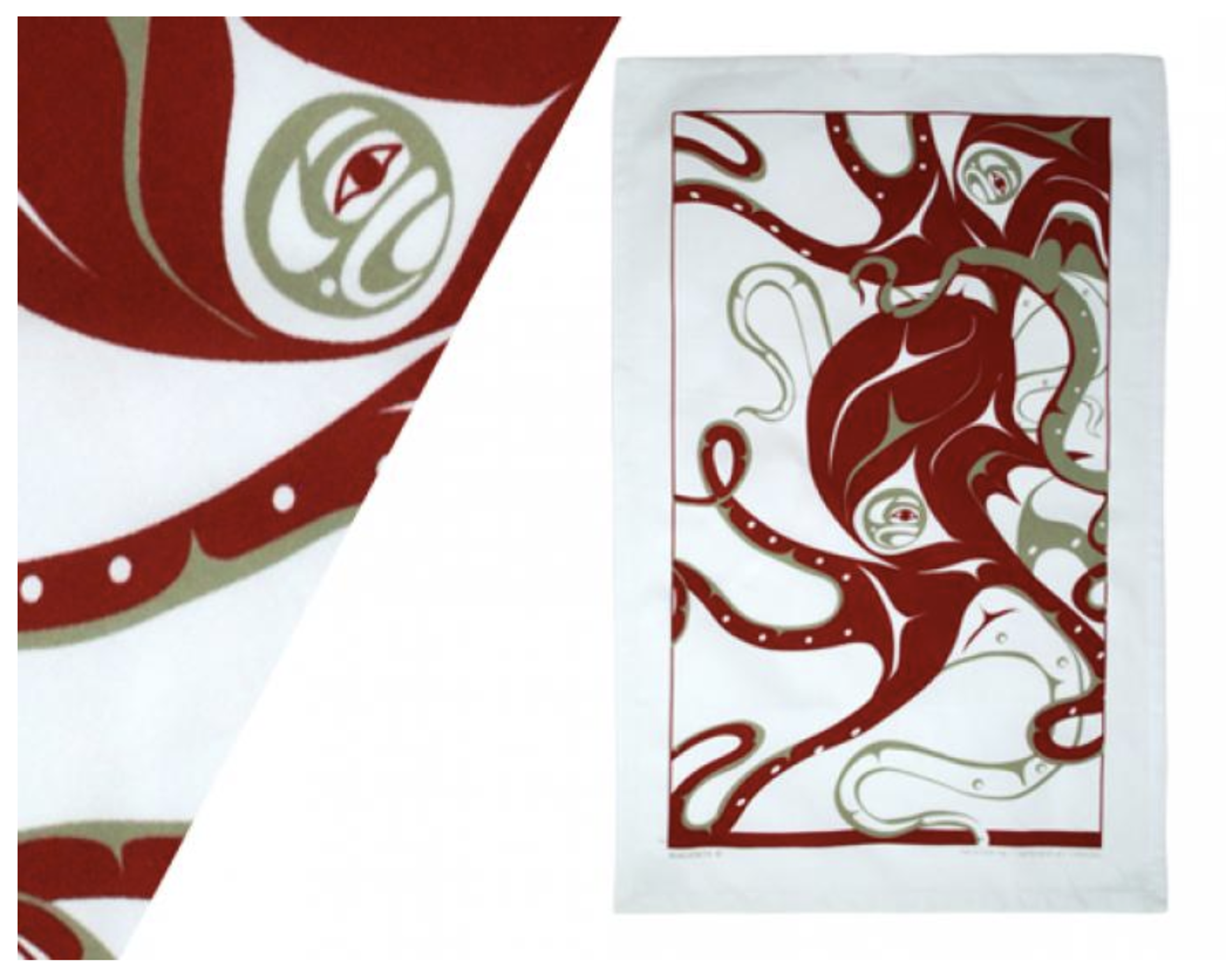 Octopus Tea Towel by Andrew Williams