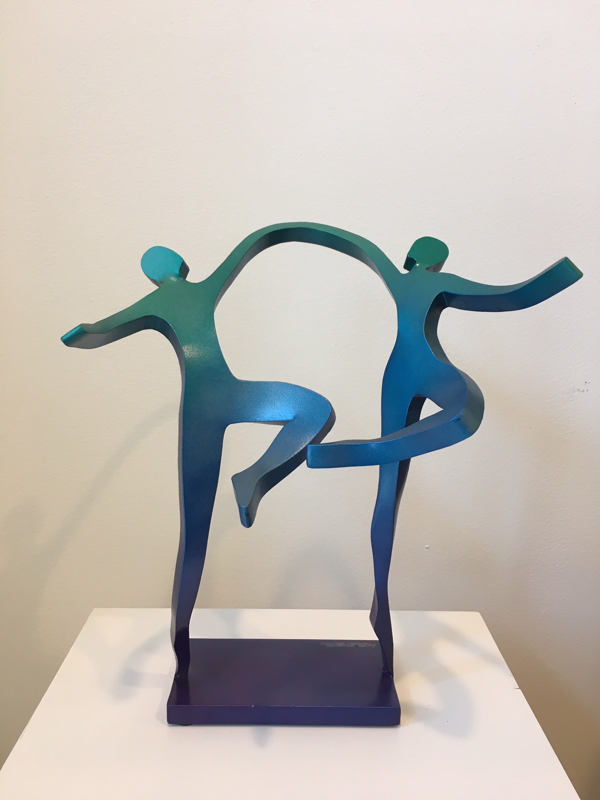 Joyous Dancers (color) by Kramer Sculpture