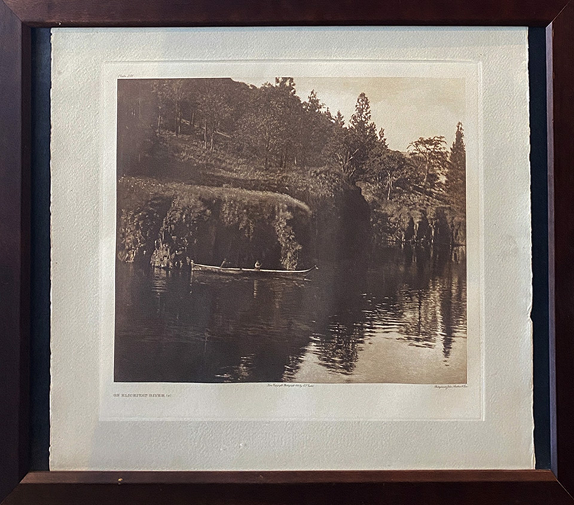 On Klickitat River, plate #291 by Edward S Curtis