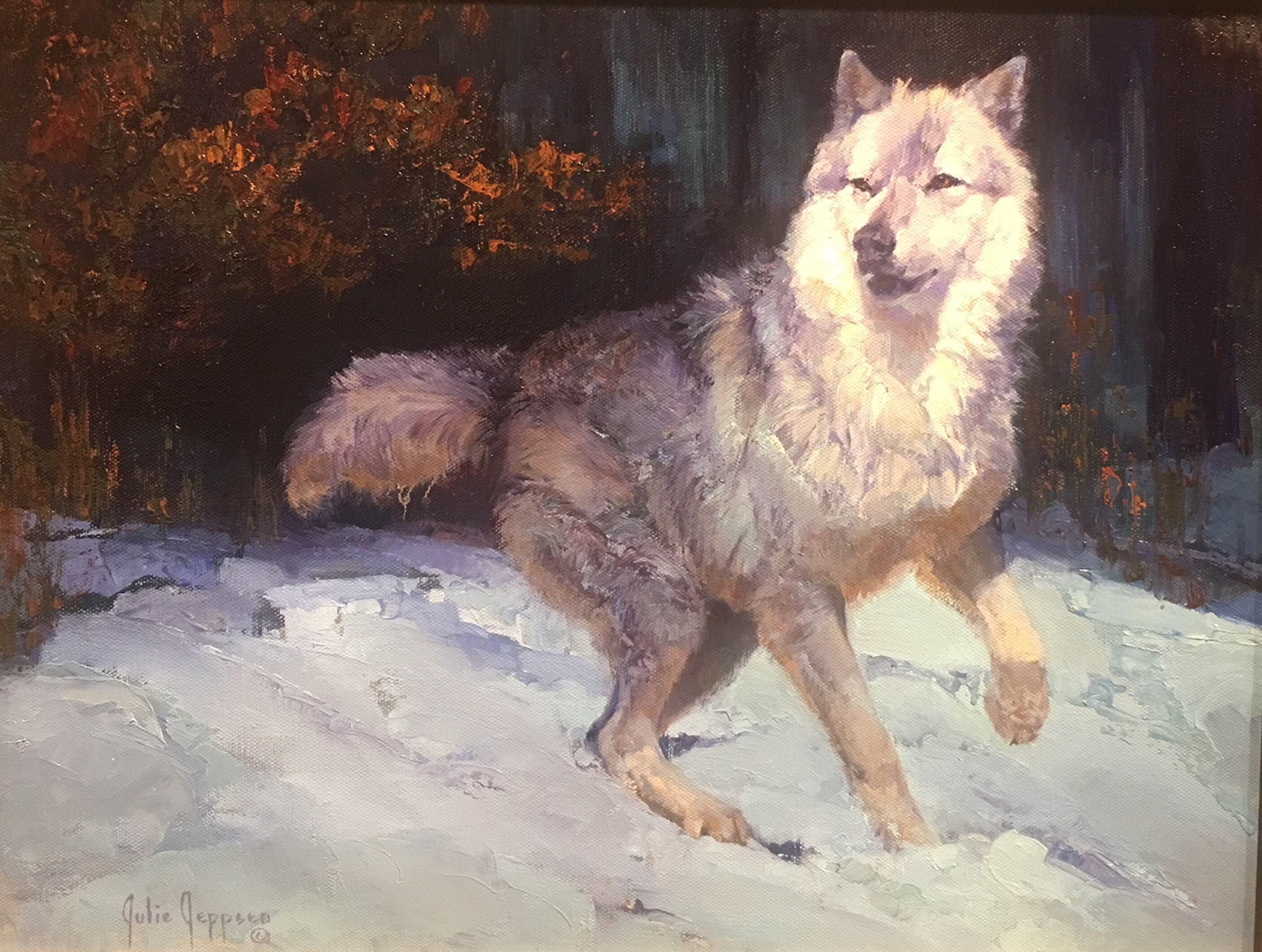 Moonlit (Wolf) by Julie Jeppsen