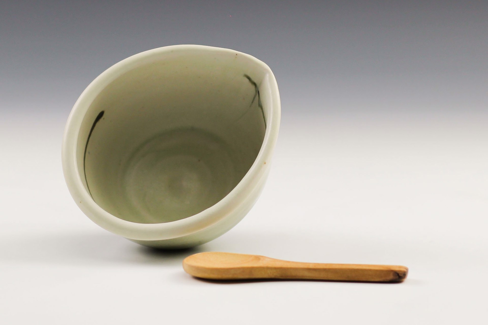 Condiment Bowl with Spoon by Delores Fortuna